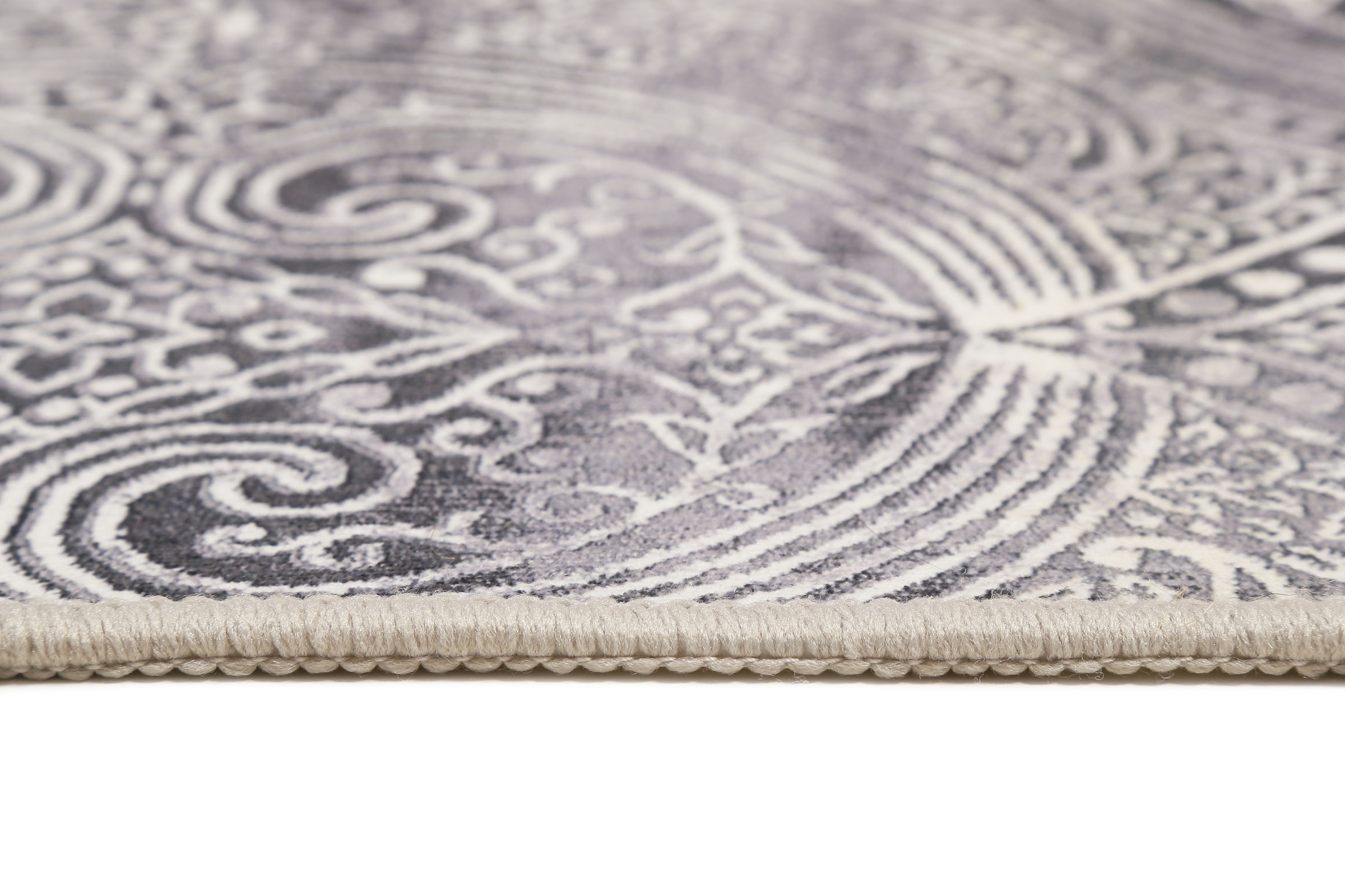 Wecon home Badematte »Louis« Höhe 6 mm rutschhemmend beschichtet fussbodenheizungsgeeignet | strapazierfähig Vintage Orient Stil, Badezimmerteppich, waschbar