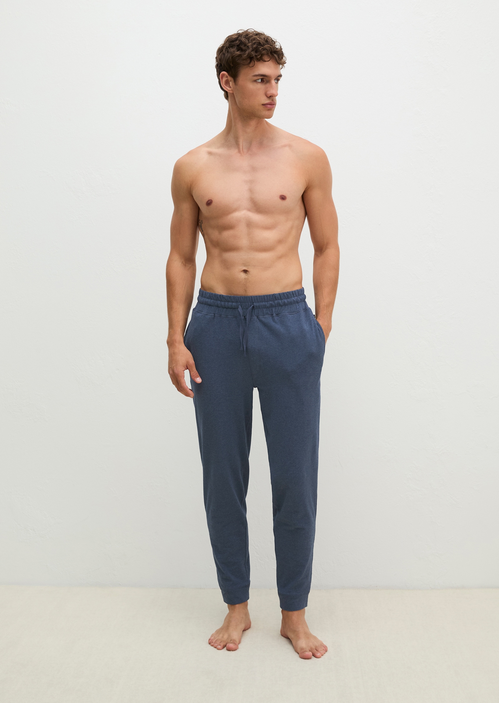 Image of Marc OPolo Loungehose bequeme Passform, für Homewear, mit geradem Bein und schmalem Verlauf