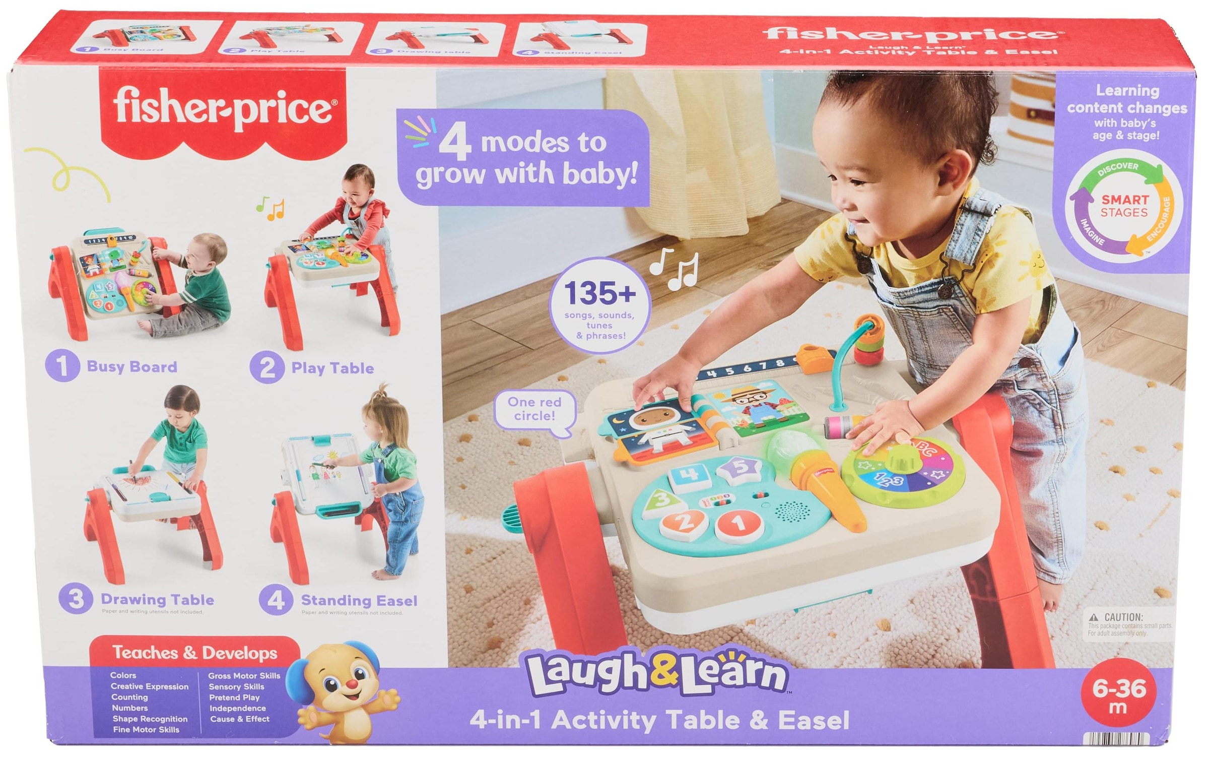 Fisher-Price® Lernspielzeug »4-in-1 Spiel- und Maltisch«