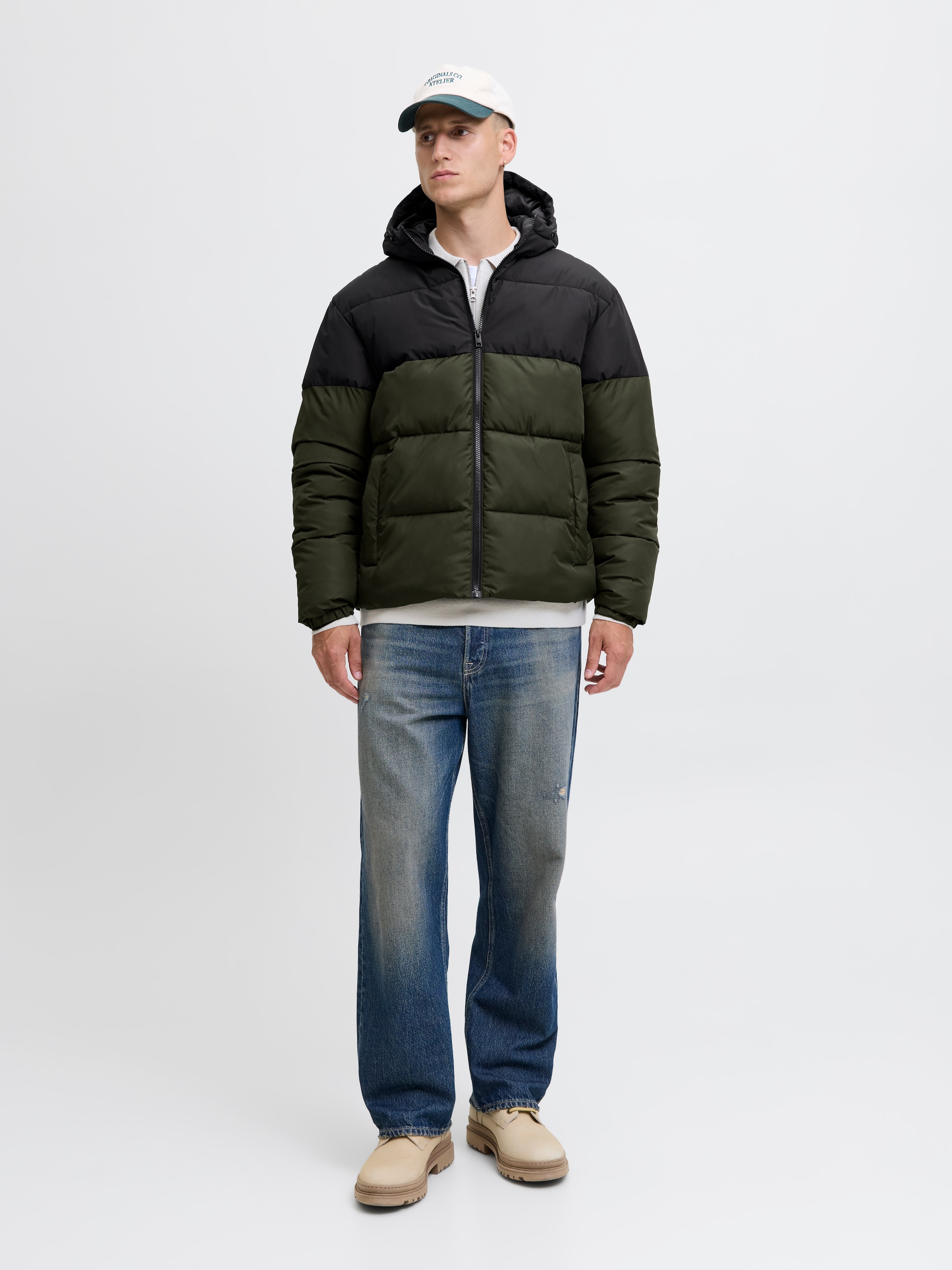 Jack & Jones Veste matelassée »JJMAZE PUFFER HOOD« mit Kapuze