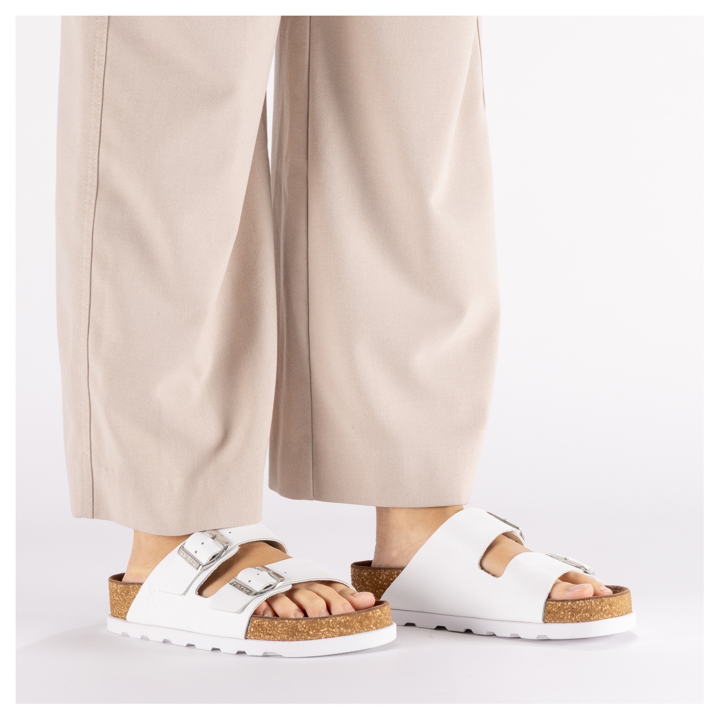 Rieker Pantolette  Chausson, chaussure d'été, chaussure de plage, sandale à deux brides avec semelle souple