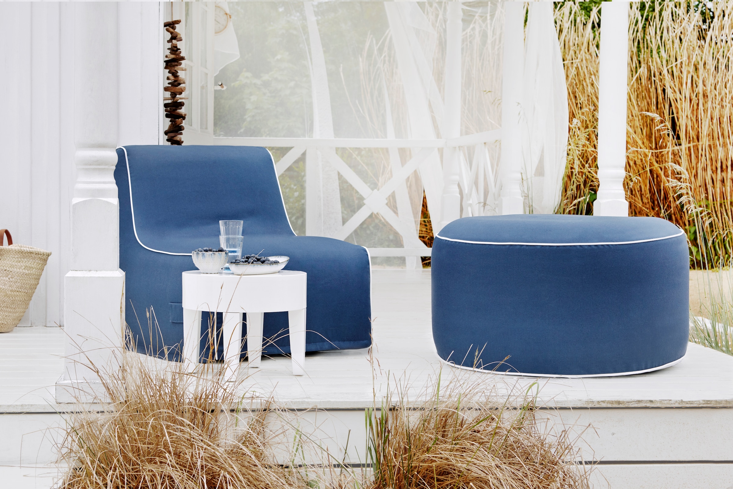 Jahnke Hocker »AIR SIT« 1 Stk. tlg. aufblasbar, Indoor & Outdoor, 80 cm Durchmesser