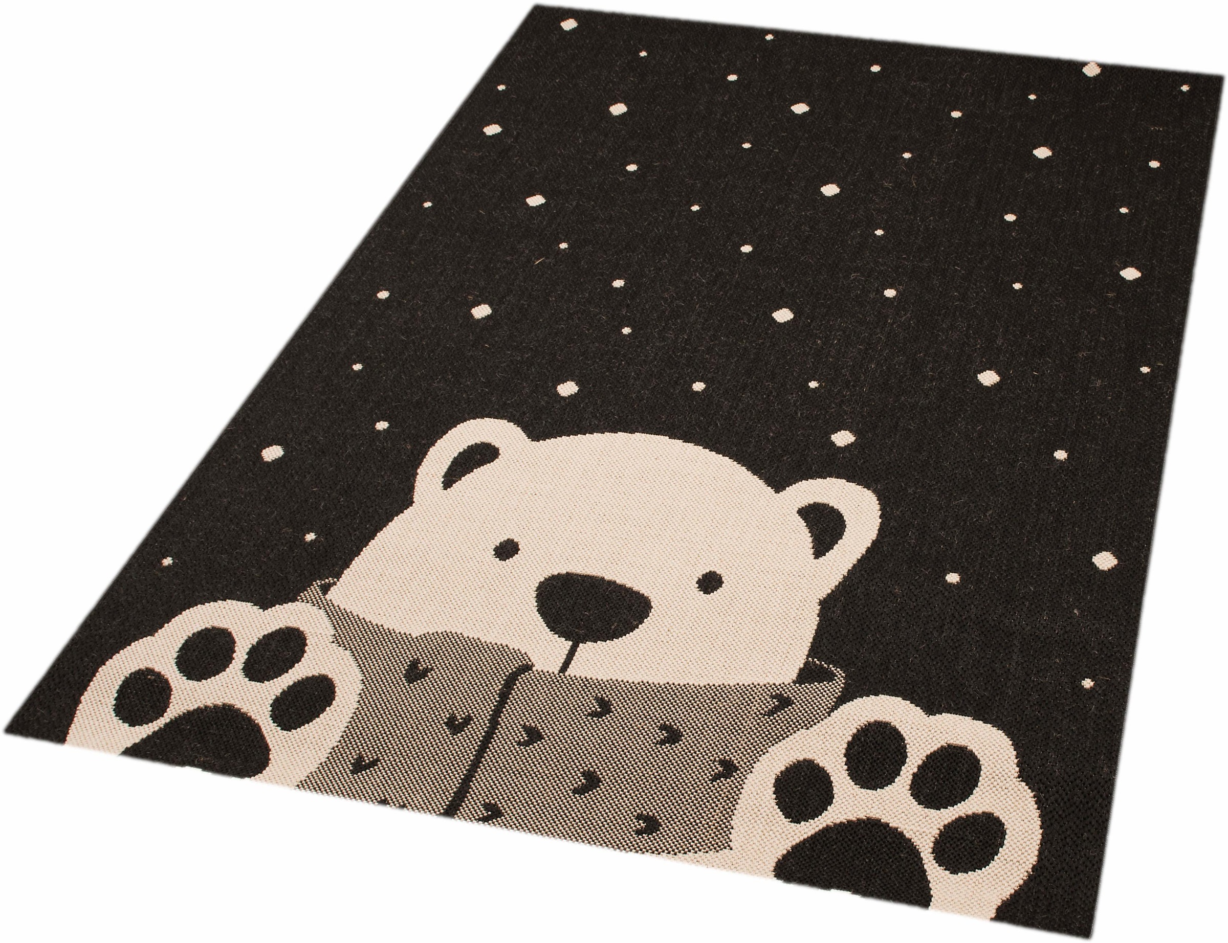 Image of Zala Living Kinderteppich »Icebear Stan«, rechteckig, 4 mm Höhe, Spielunterlage, Sehr weich durch Microfaser, Kinderzimmer, Tiermotiv, Strapazierfähig, Pflegeleicht, Robust bei Ackermann Versand Schweiz