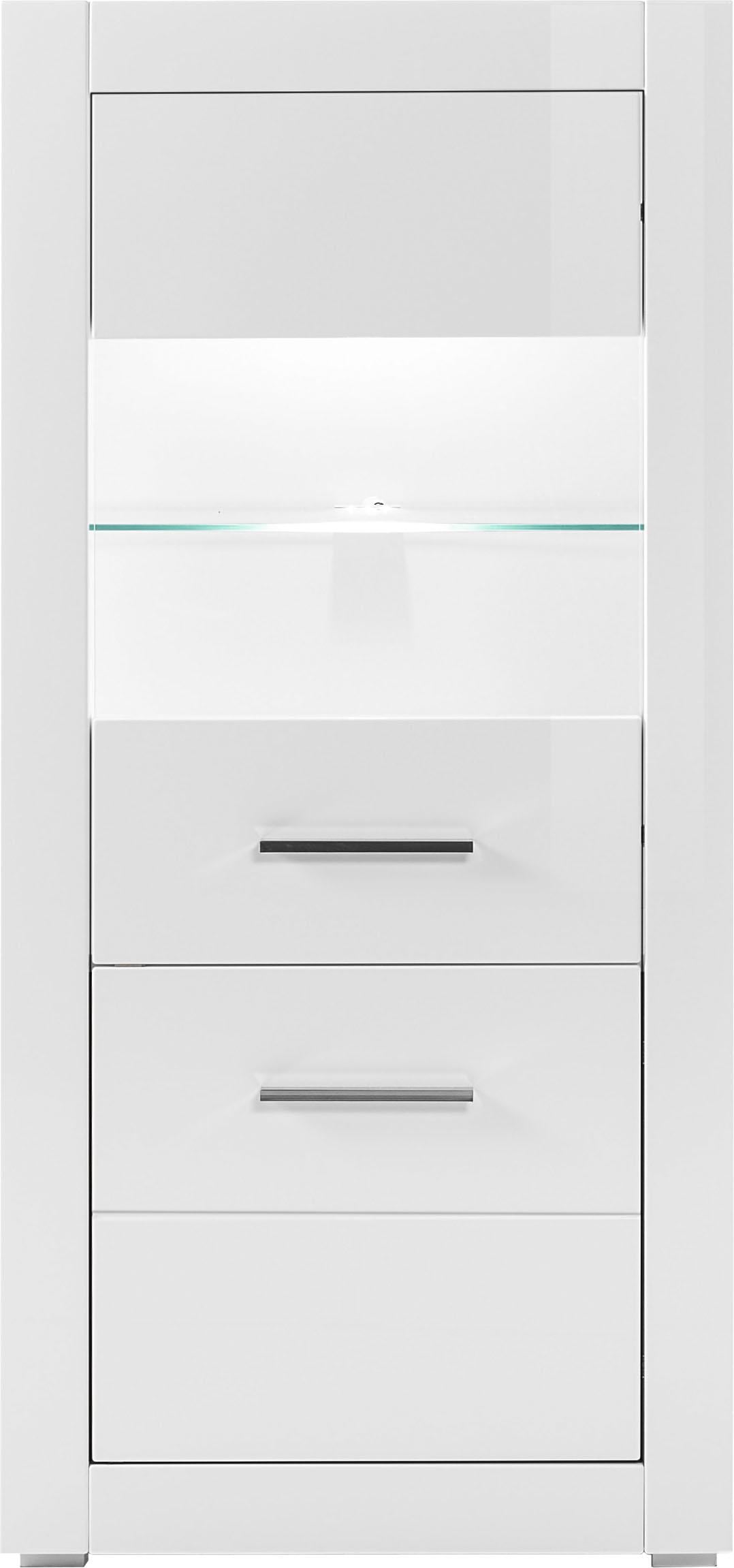 Vitrine »BIANCO«, Höhe 142 cm