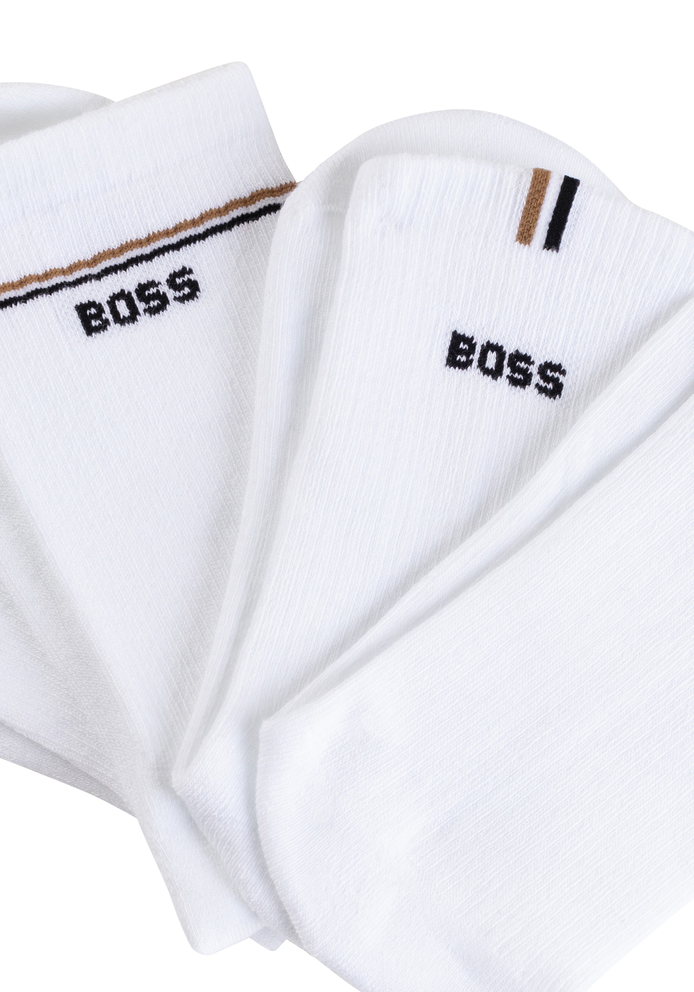 BOSS Socken »2P QS Iconic CC W«, (Packung, 2 Paar, 2er), mit BOSS-Logoschriftzug