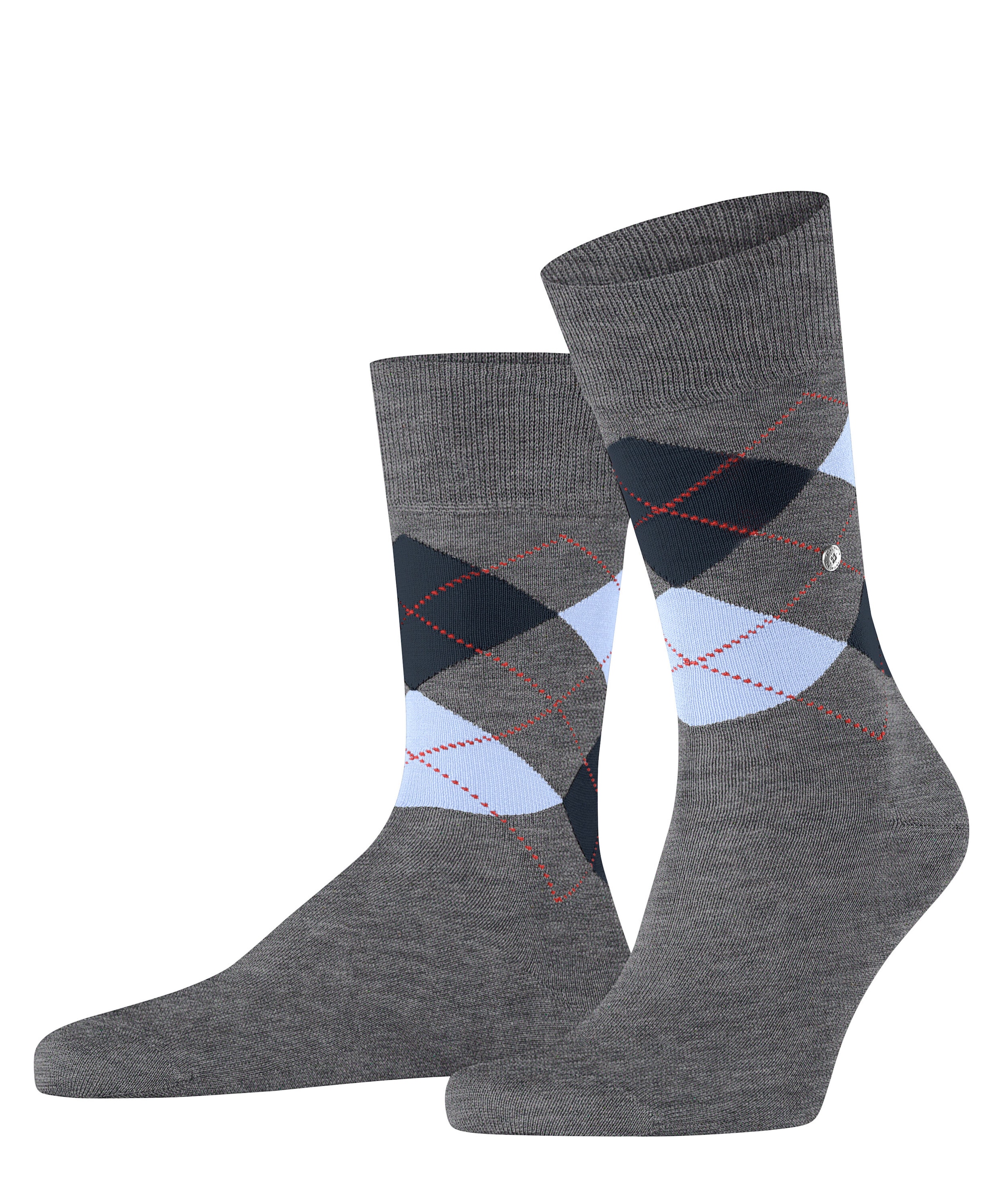 Burlington Socken »Manchester« Einheitsgrösse 40-46, Argyle-Muster, Burlington-Clip