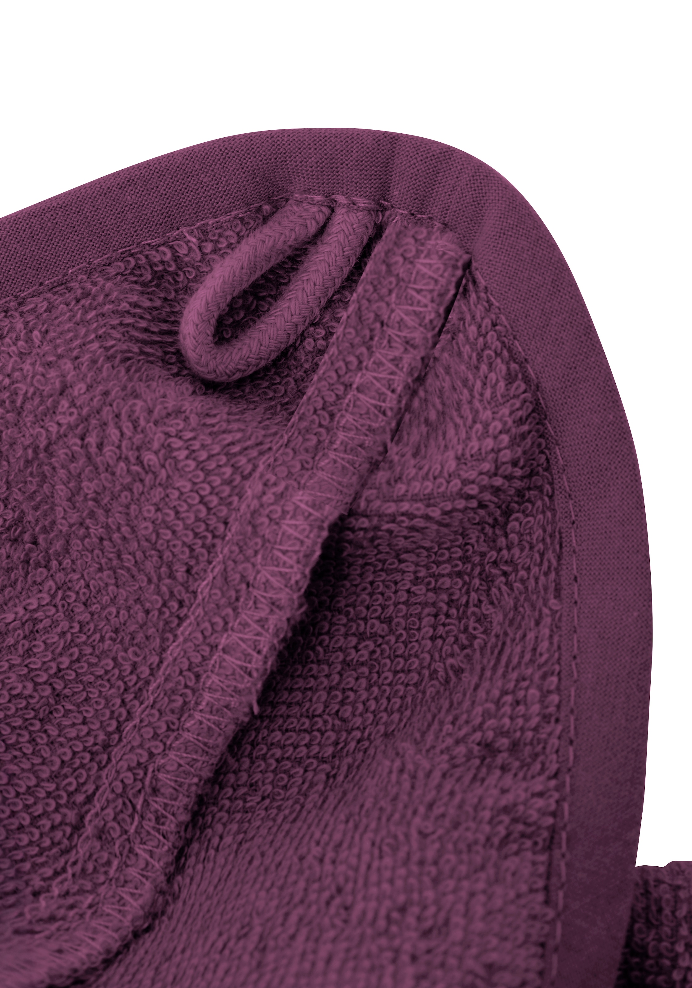 GOODproduct Damenbademantel »Sennia, ideal für Sauna & Spa, Hotelbademantel, Morgenmantel« 2 Stk. Steifendetails, 100% Baumwolle, mit GRATIS-Zugabe: 1x Turban-Handtuch