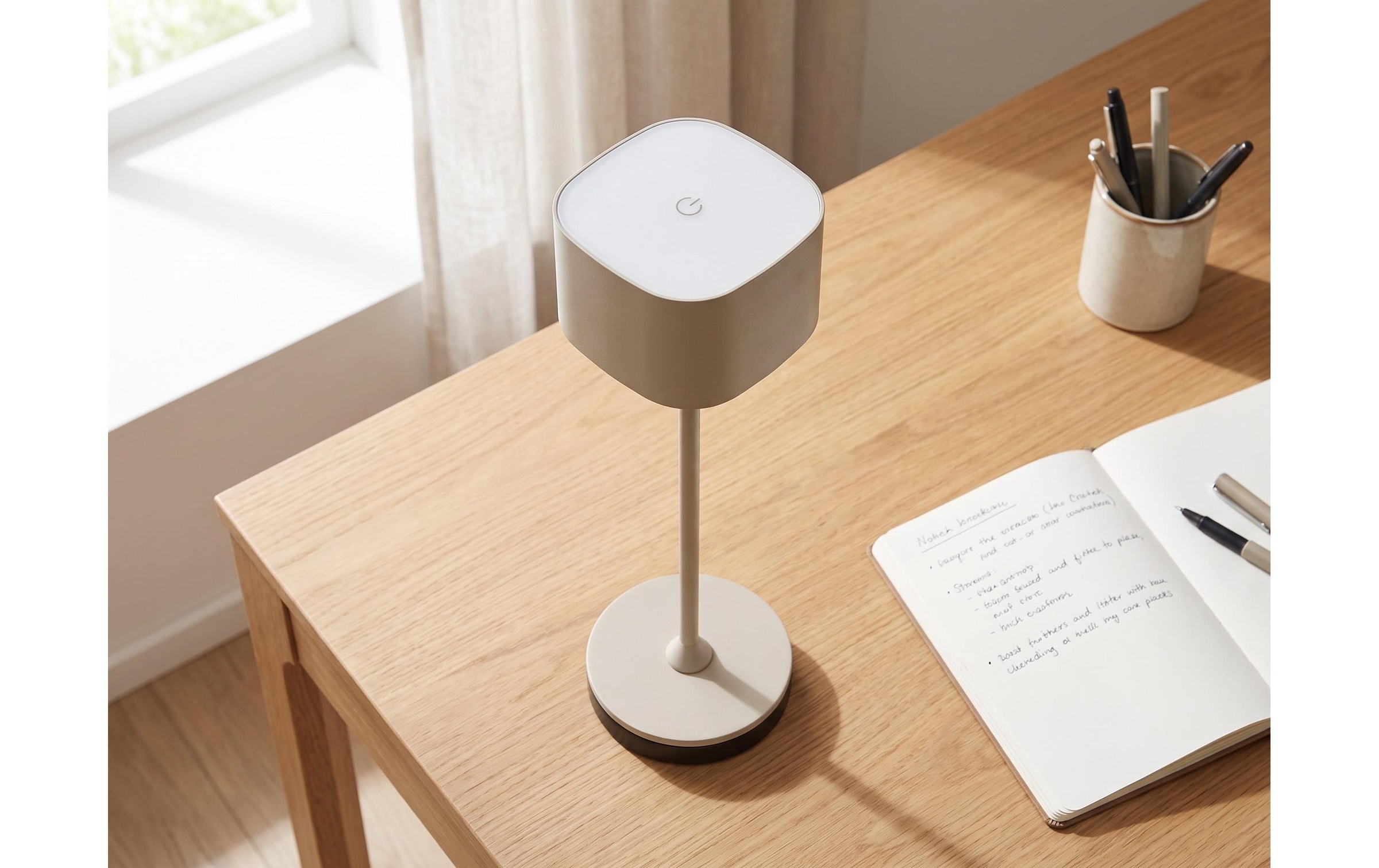 Cocon Lampe de table »Tischleuchte mit Ladestation, Romantico« Module LED blanc chaud