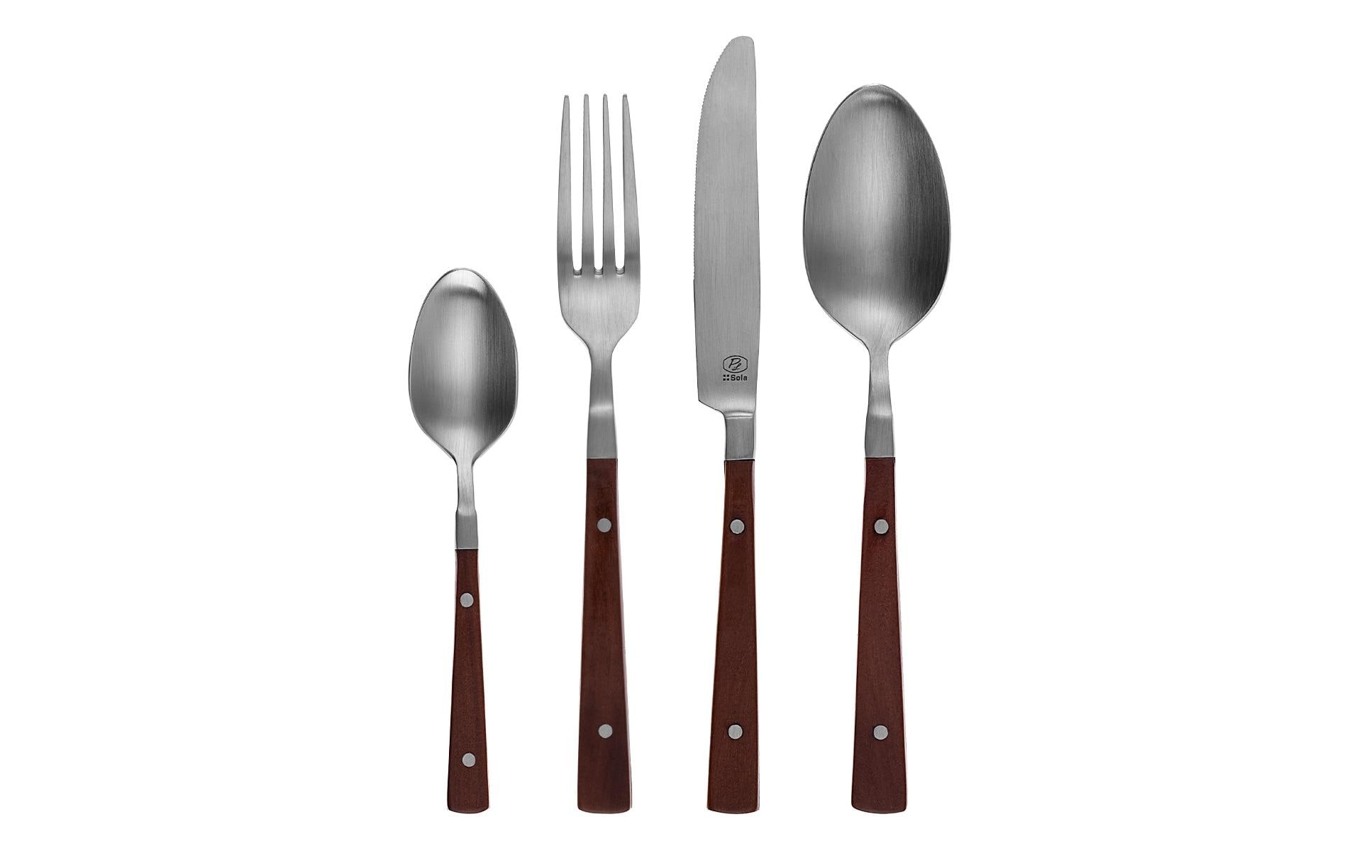 Image of Sola Besteck-Set "Image Sawo Wood 24-tlg."