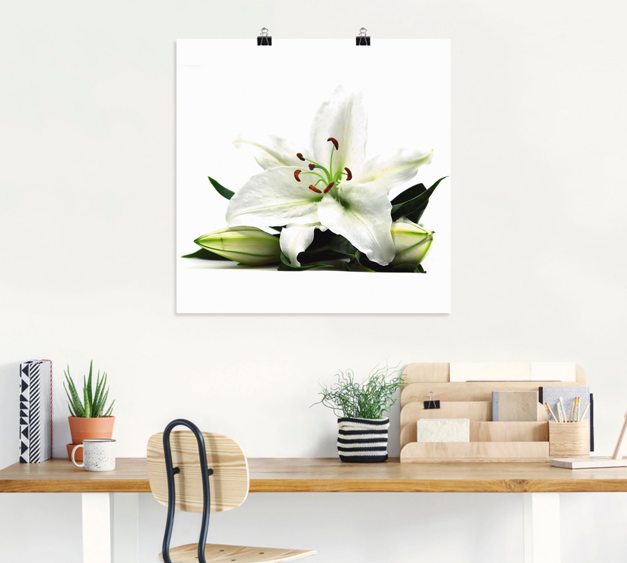 Artland Wandbild »Grosse Lilie«, Blumen, (1 St.), als Leinwandbild, Poster in verschied. Grössen