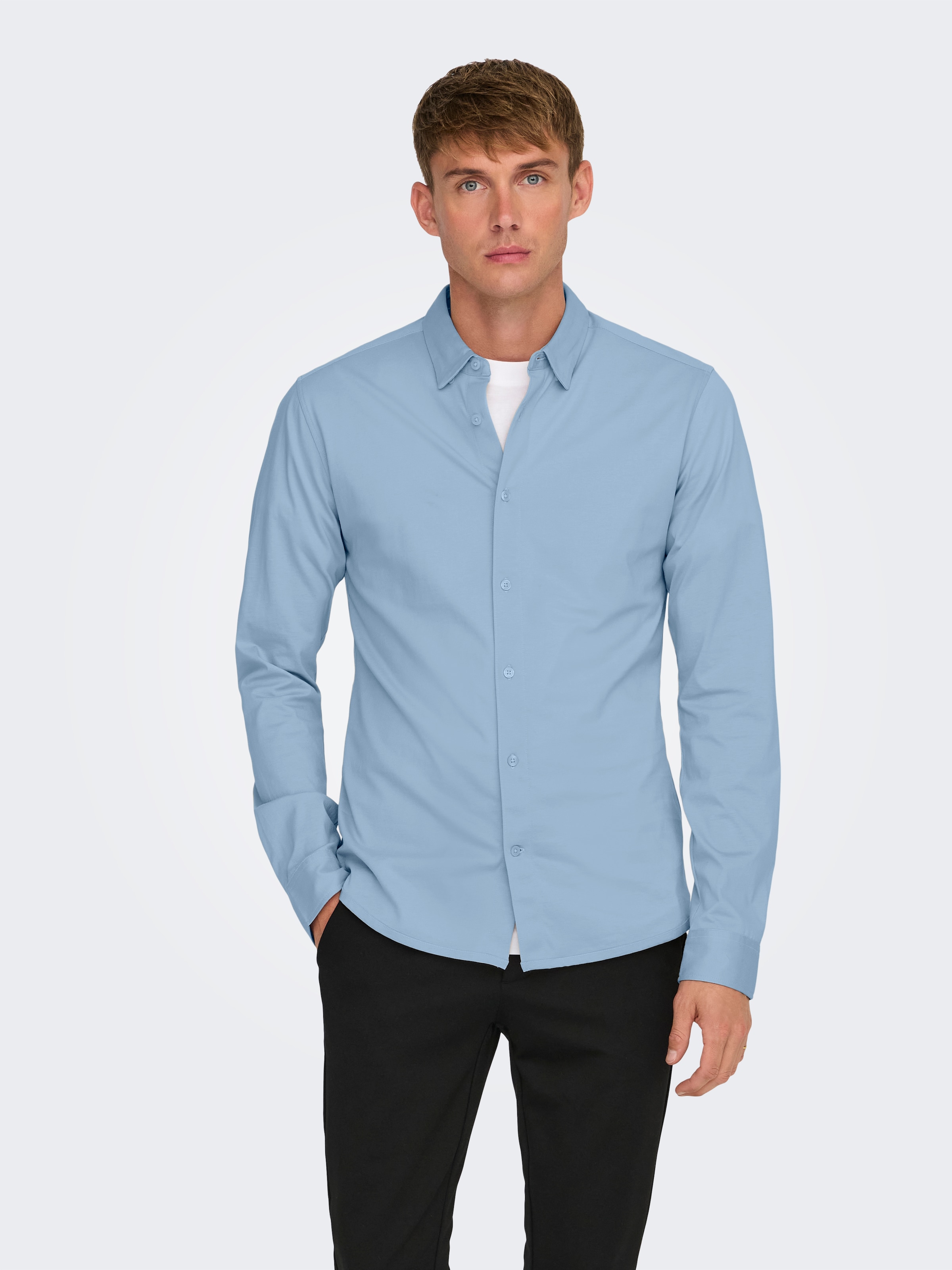 Langarmhemd »ONSROBIN B/U LS STRETCH SHIRT NOOS«