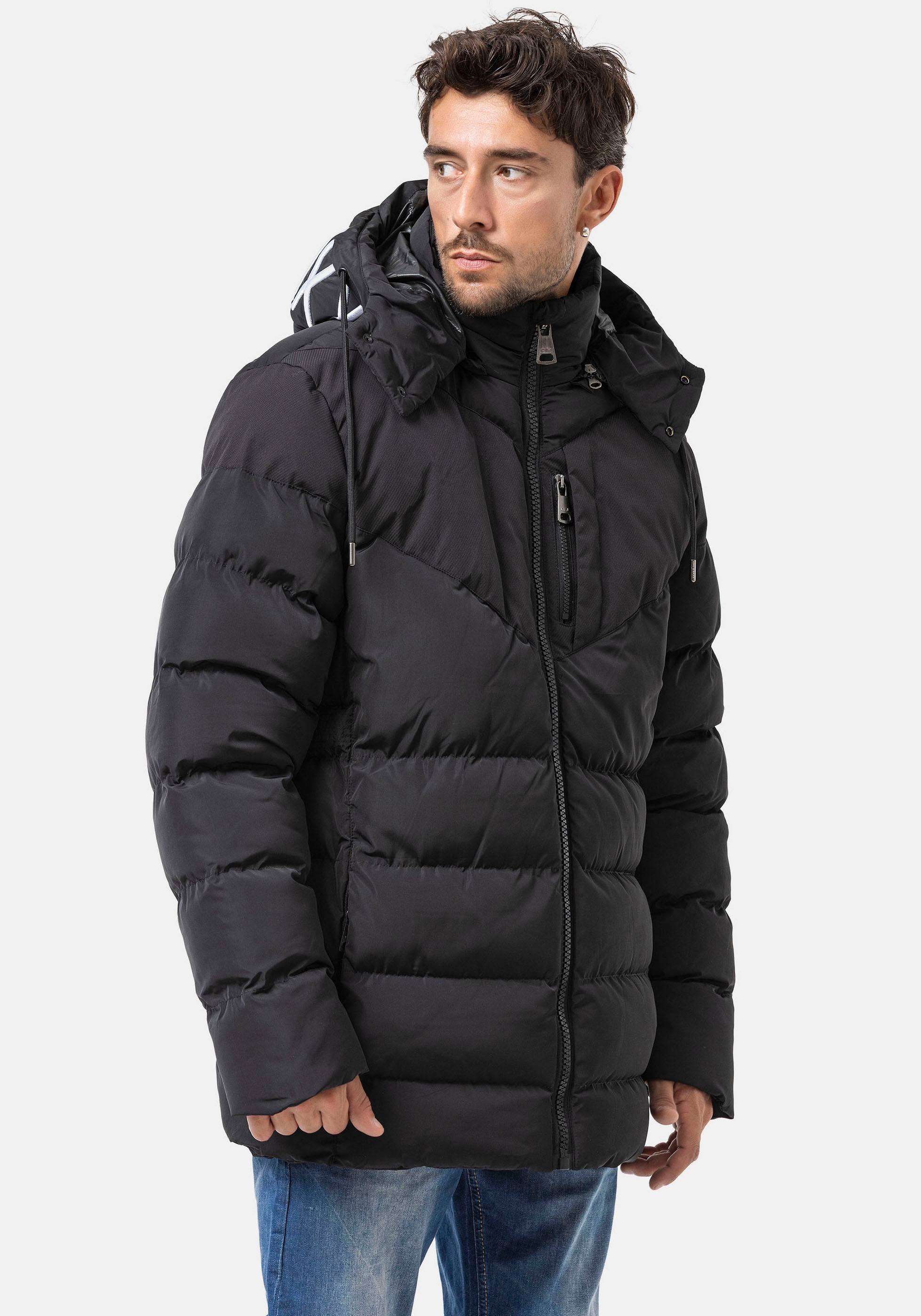 Cipo & Baxx Veste matelassée mit Kapuze