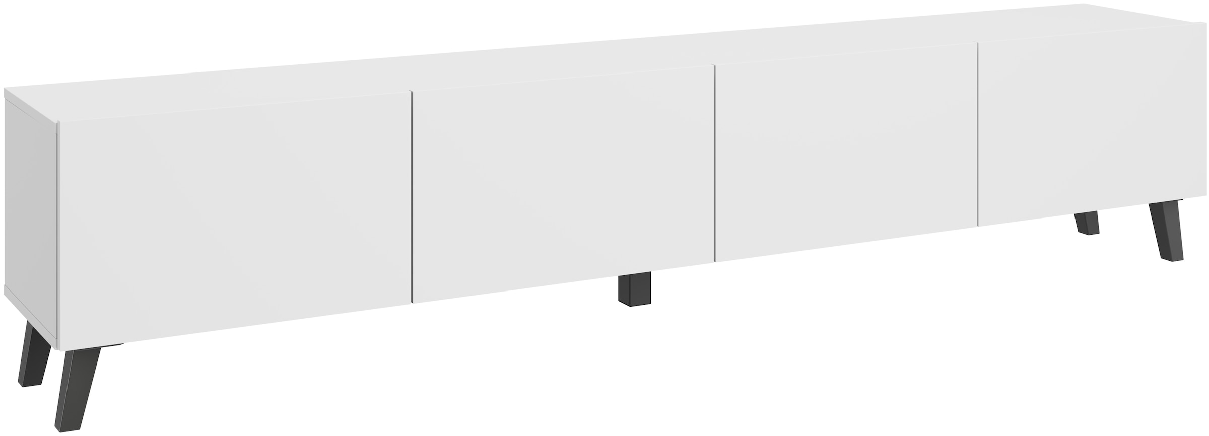 Home affaire Table basse »LOWBOARD PHUKET II,  TV-Kommode Breite 190cm« 1 cuis tlg. design moderne sans poignée avec 4 rabats en couleurs élégantes et mates