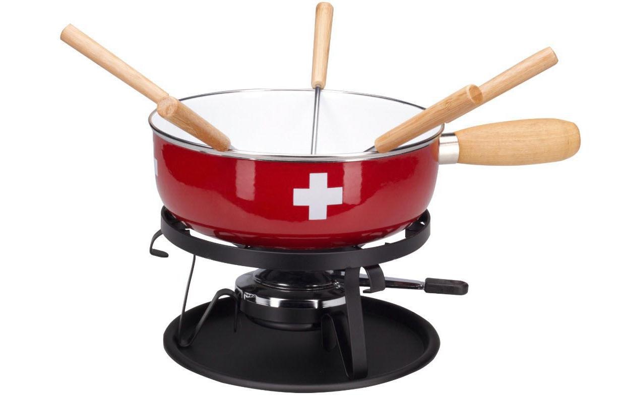 Nouvel Fondue »Nouvel Nouvel Käsefondue-Set CH-Kreuz«