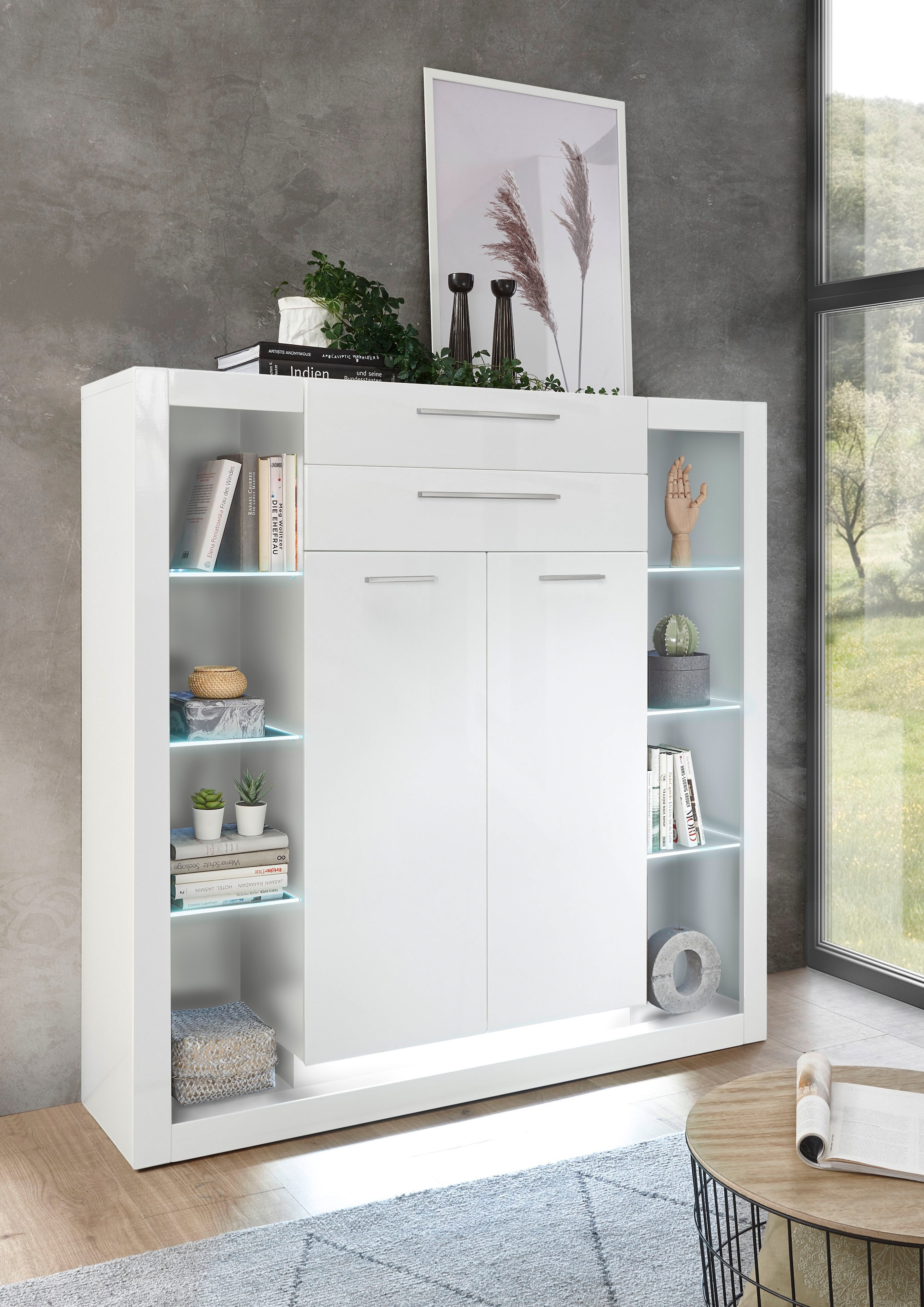 Image of Home affaire Highboard "MERAN" Höhe ca. 139 cm