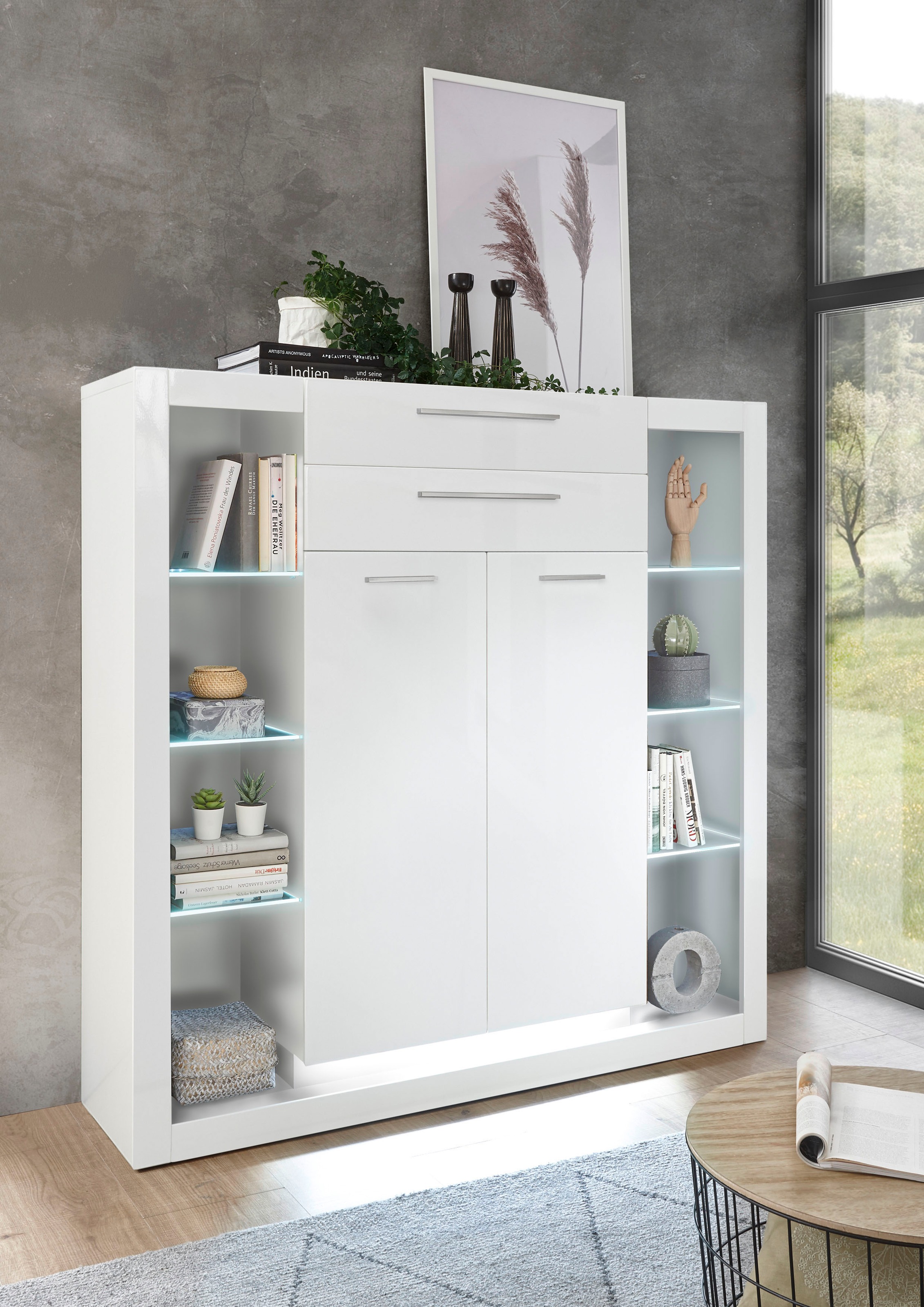 Image of Places of Style Highboard »MERAN«, im modernen Design bei Ackermann Versand Schweiz