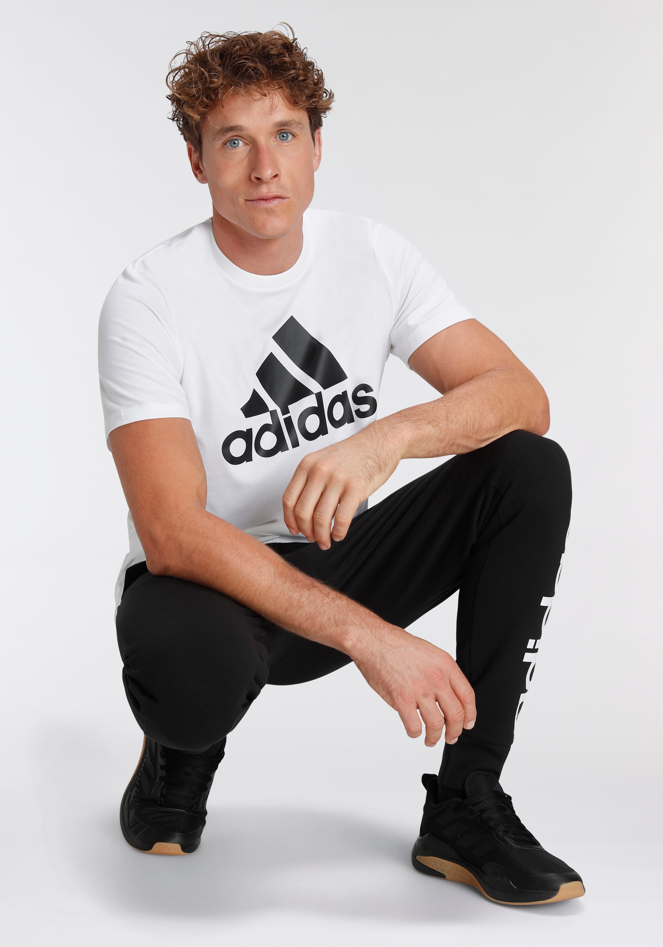 ♕ adidas Sportswear Sporthose »ESSENTIALS FRENCH TERRY TAPERED CUFF LOGO  HOSE«, (1 tlg.) versandkostenfrei auf