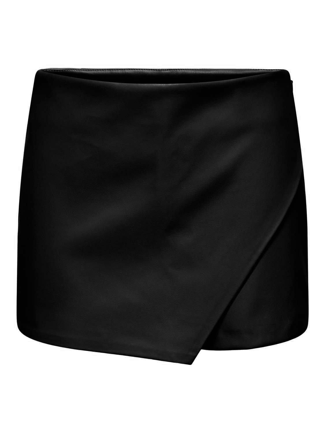 ONLY Hosenrock »ONLMIST-AMILI MW FAUX LEATH SKORT PNT«