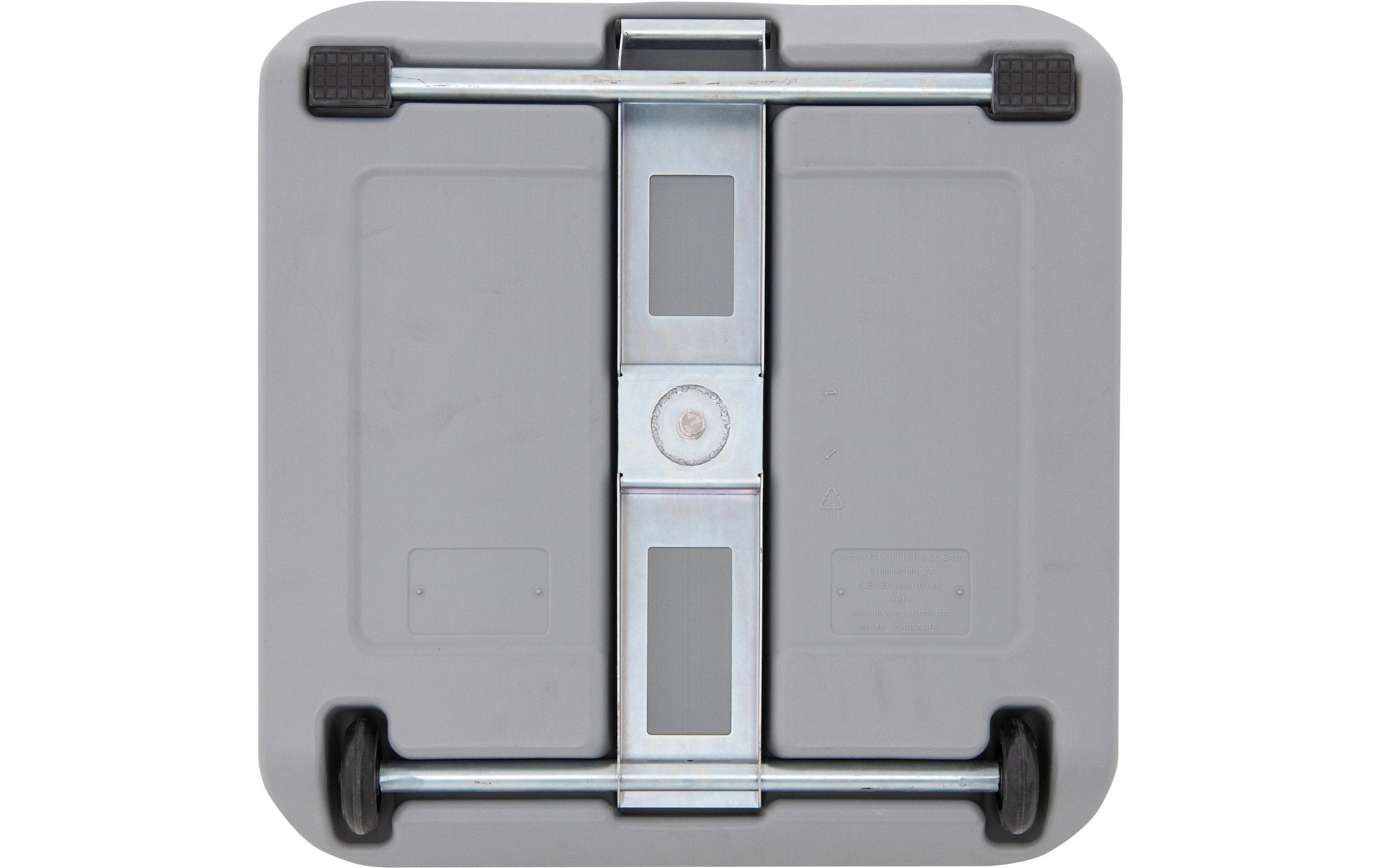 doppler® Kunststoffschirmständer »Beschwerer Active FILL-IT 3-in-1« hellgrau