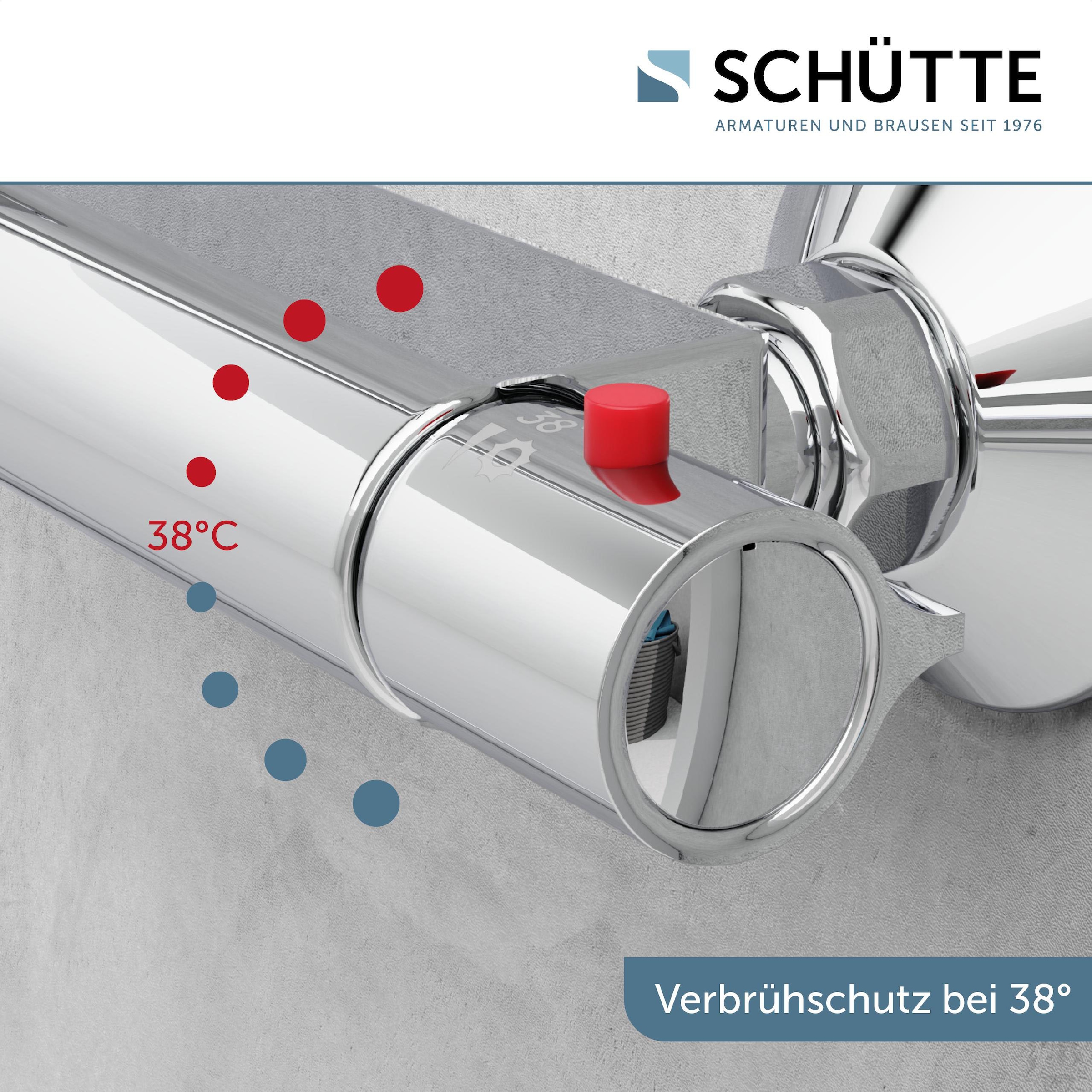 Schütte Duscharmatur »Vigo« mit Thermostat, Mischbatterie Dusche, Duschthermostat in Chrom