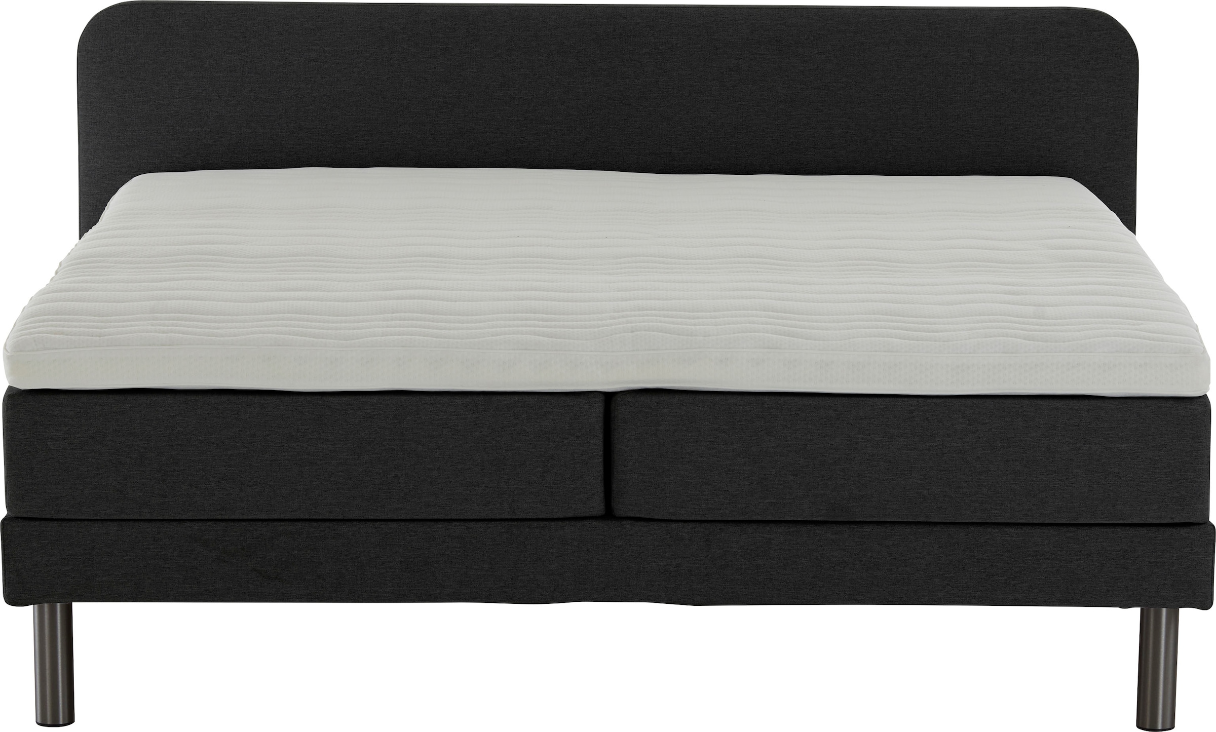 ATLANTIC home collection Boxspringbett »Carola«, mit 7-Zonen-Taschen-Federkernmatratze und Komfortschaum-Topper