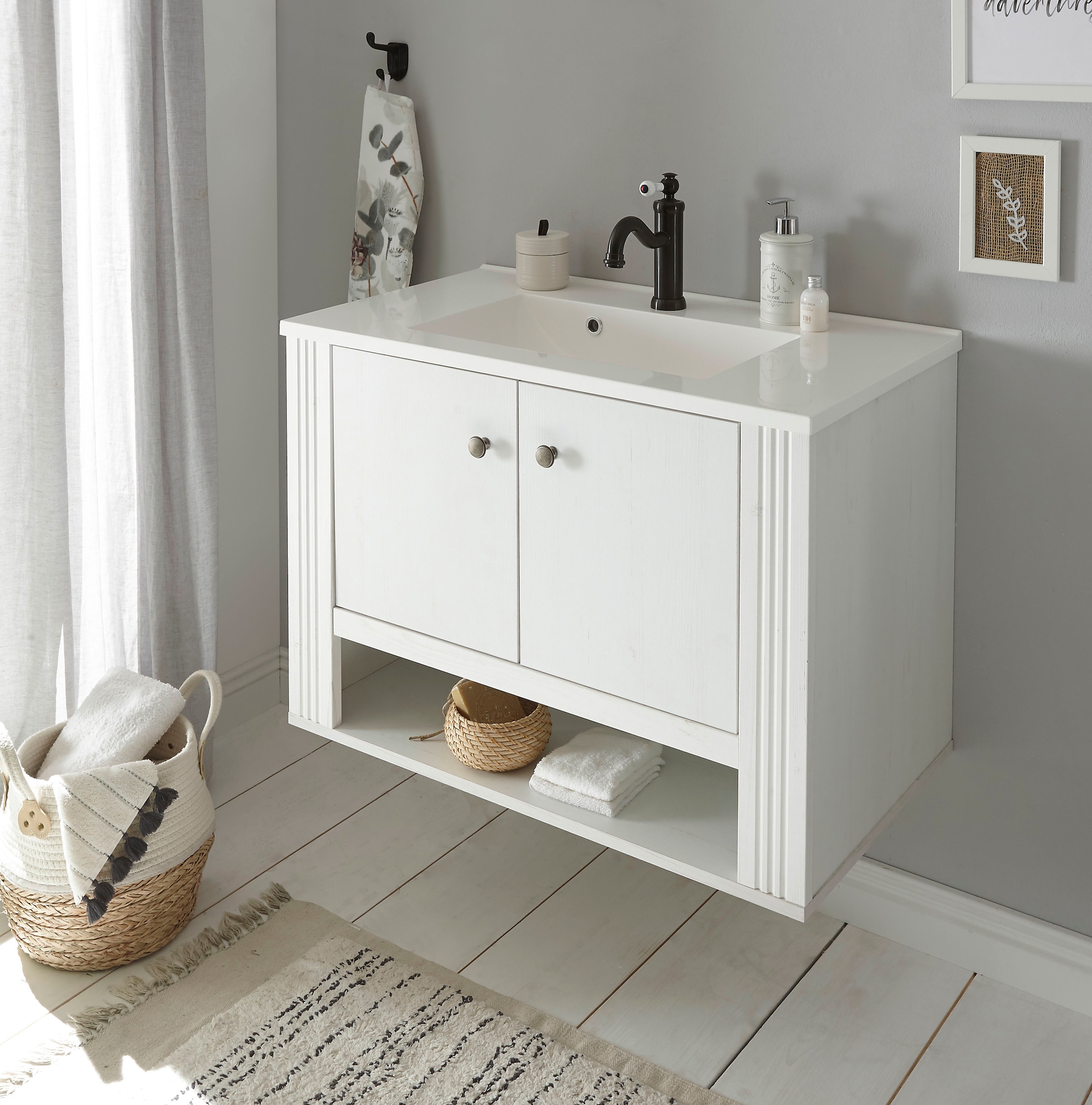 Home affaire Waschtisch »WESTMINSTER«, (1 St.), im romantischen Landhausstil