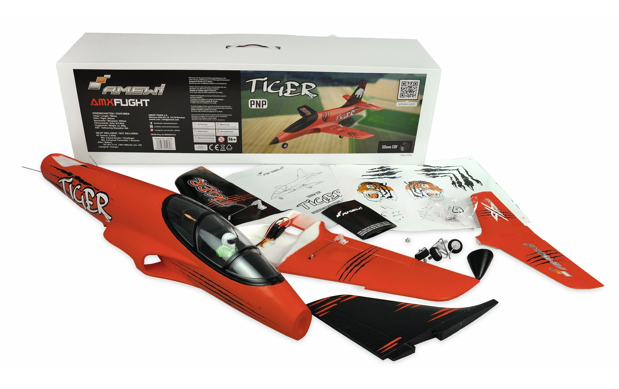 Amewi RC-Flugzeug »Jet Tiger S 55 mm ED«