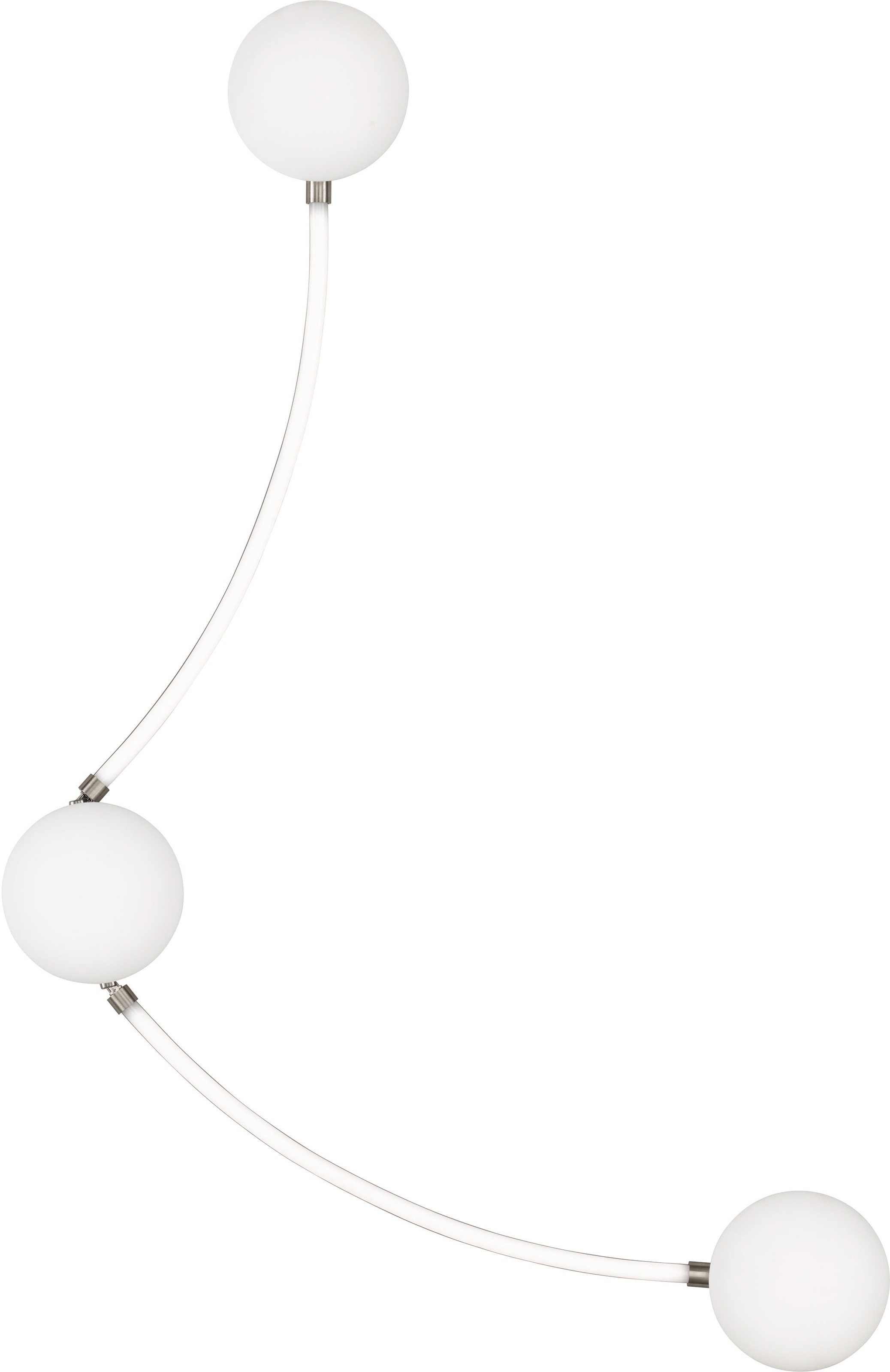 Image of WOFI LED Deckenleuchte »Deckenleuchte Lima 3 Flg.«, LED-Modul, 1 St., Warmweiss, Magnetbefestigung der Leuchtelemente bei Ackermann Versand Schweiz