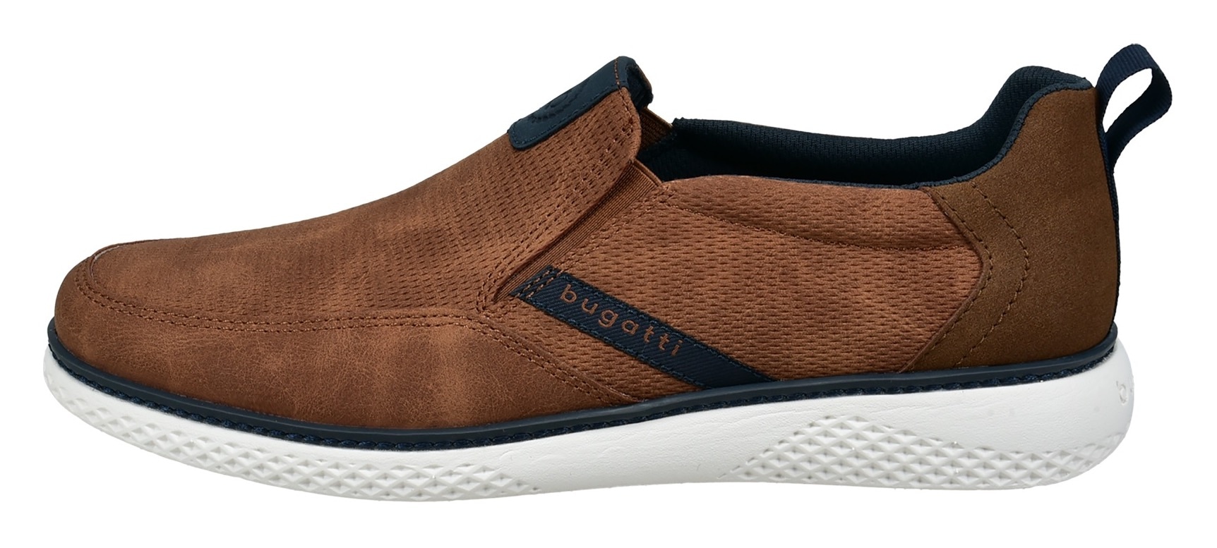 Image of bugatti Slip-On Sneaker Slipper, Freizeitschuh, Halbschuh mit Stretcheinsatz