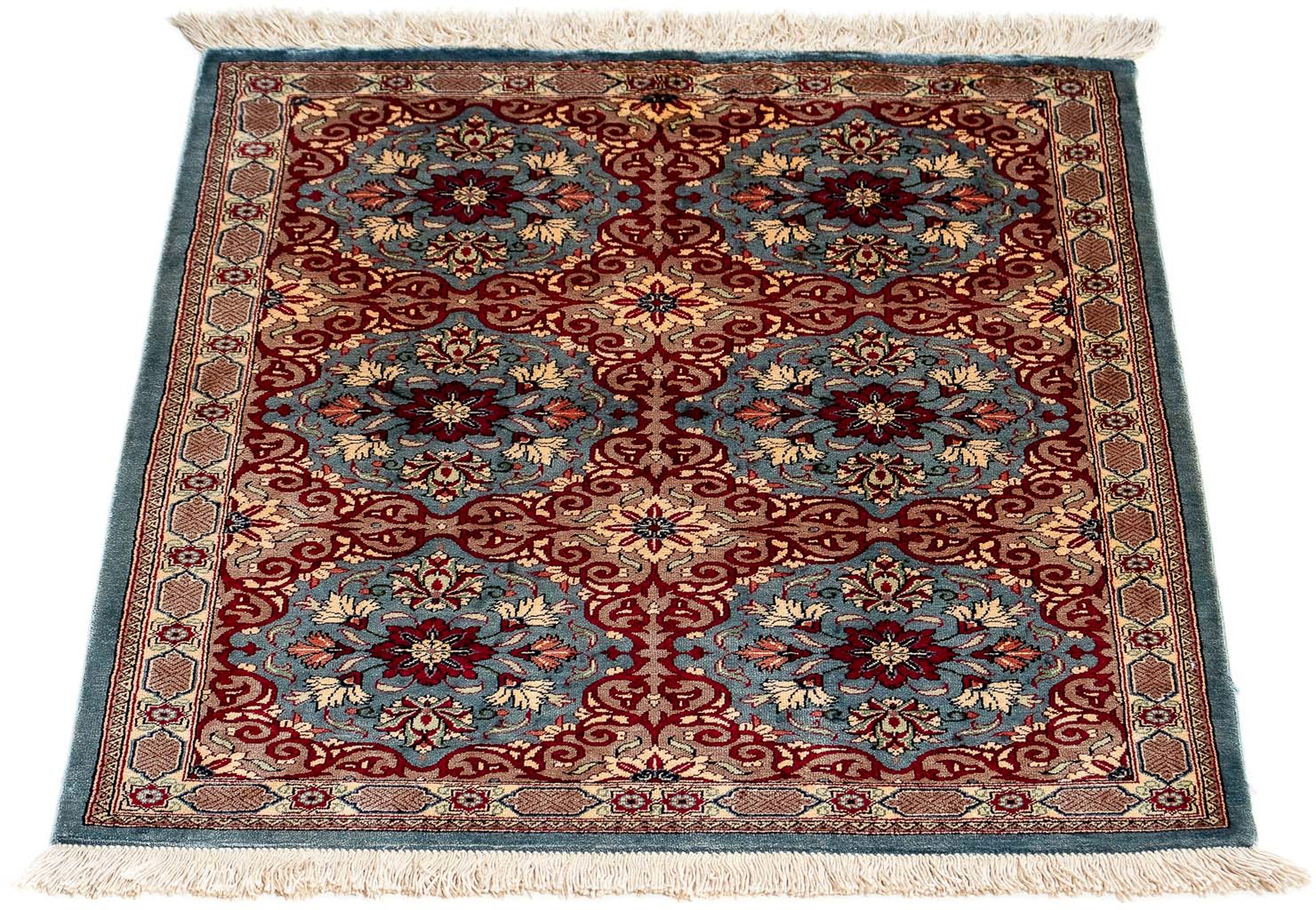 Image of morgenland Orientteppich »Perser - Ghom - 75 x 57 cm - mehrfarbig«, rechteckig, 10 mm Höhe, Wohnzimmer, Handgeknüpft, Einzelstück mit Zertifikat bei Ackermann Versand Schweiz