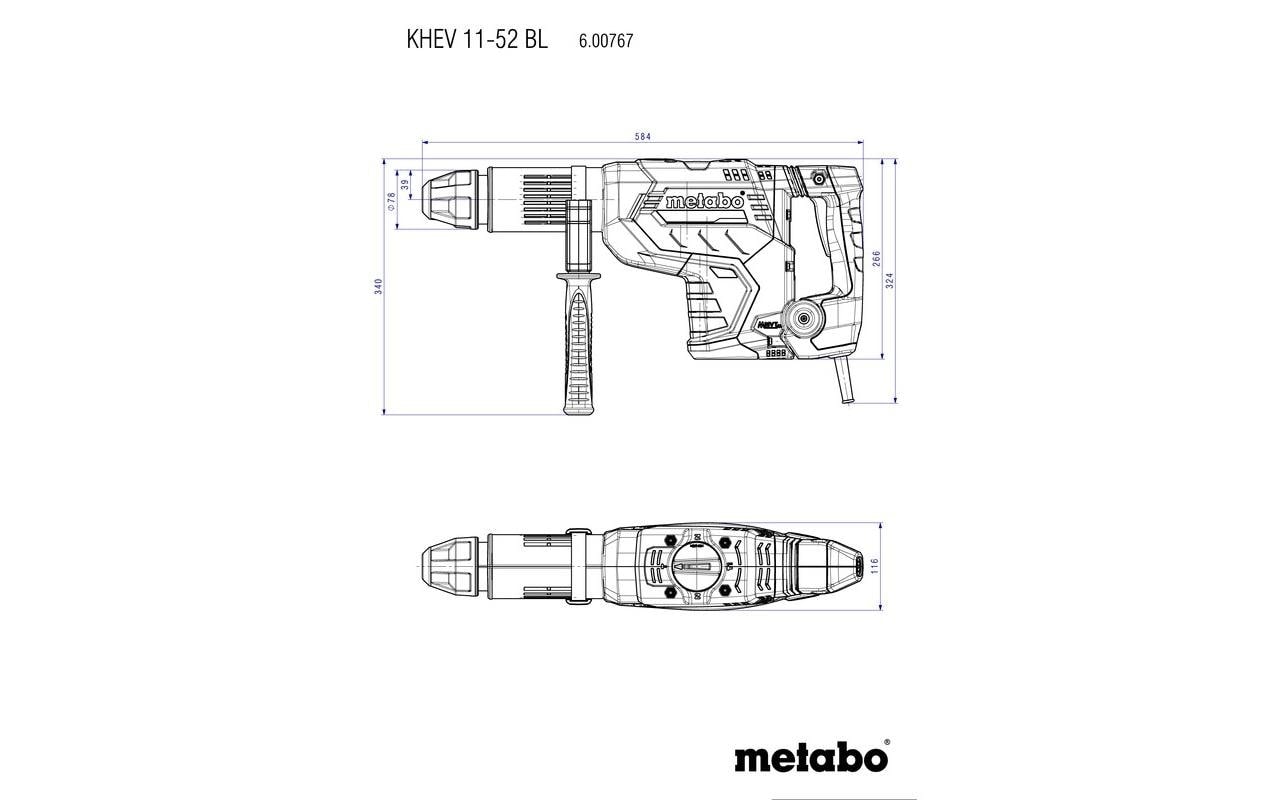metabo Bohrhammer »Metabo Bohrhammer KHEV 19299 BL«