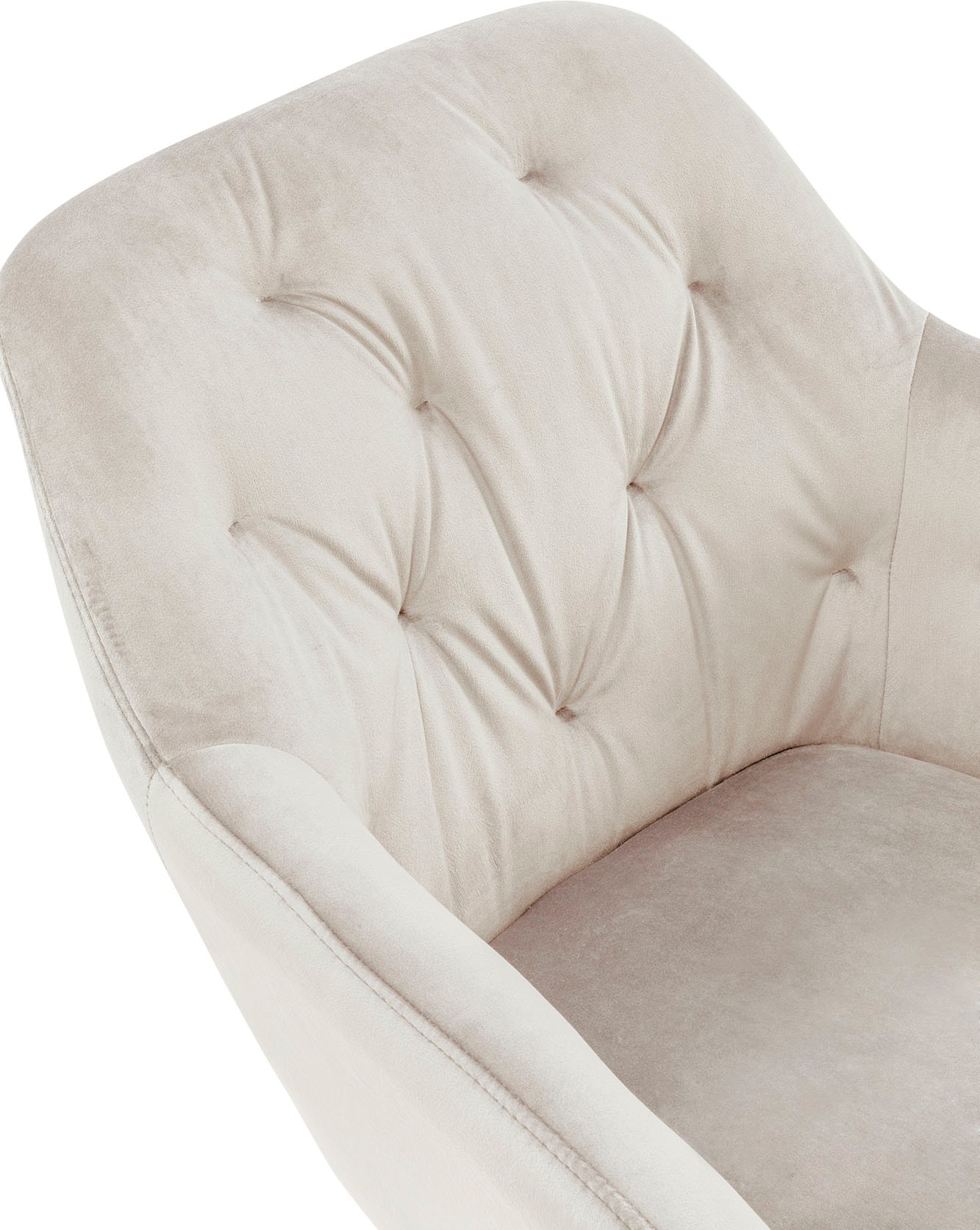 SalesFever Chaise de salle à manger »Coventry Komfortabler Polstertuhl im eleganten Stil« () Stilvoll mit eleganter Knopfheftung