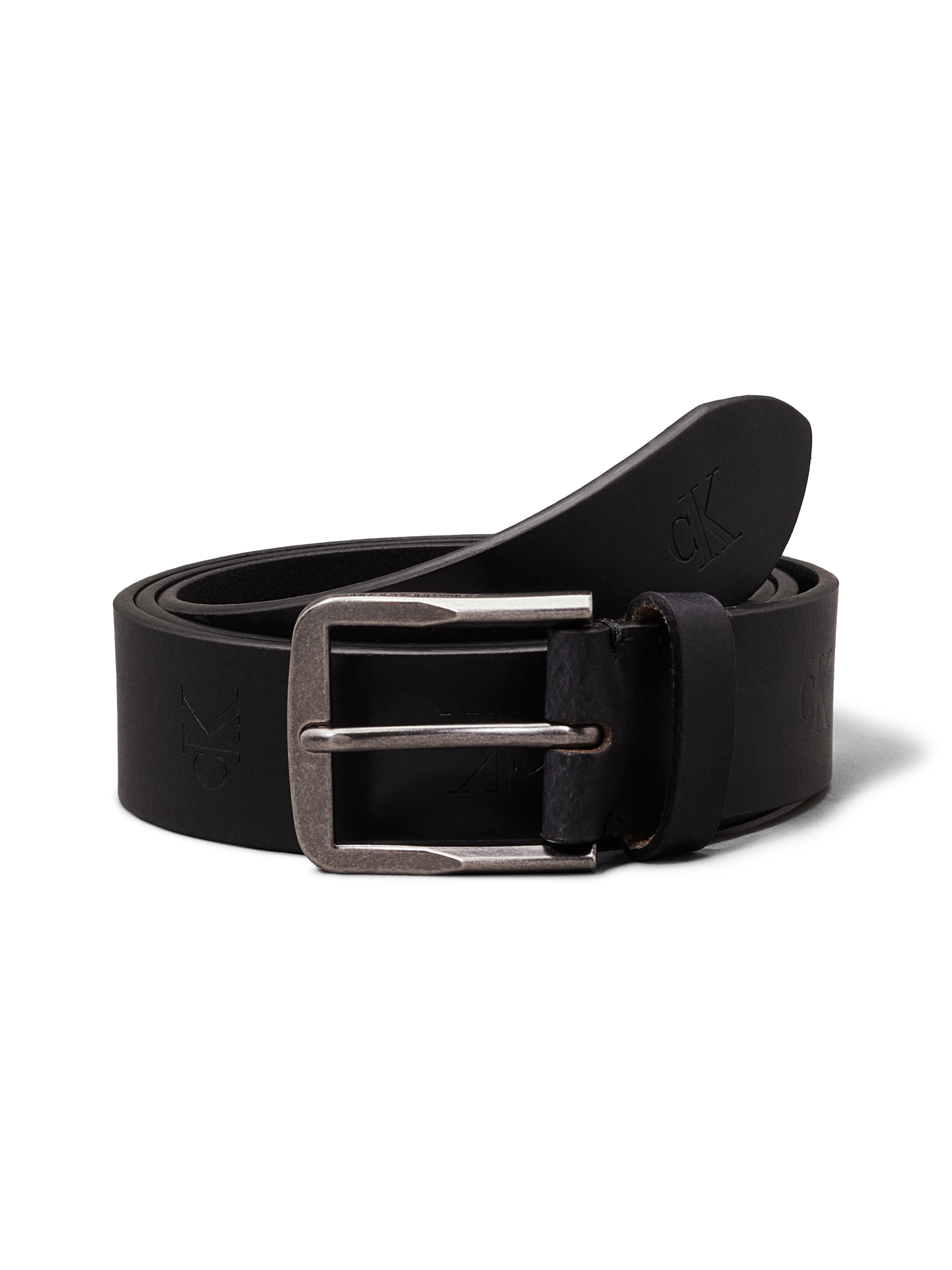 Calvin Klein Jeans Ledergürtel »CLASSIC FLAT LTHR BELT 35MM AOP«