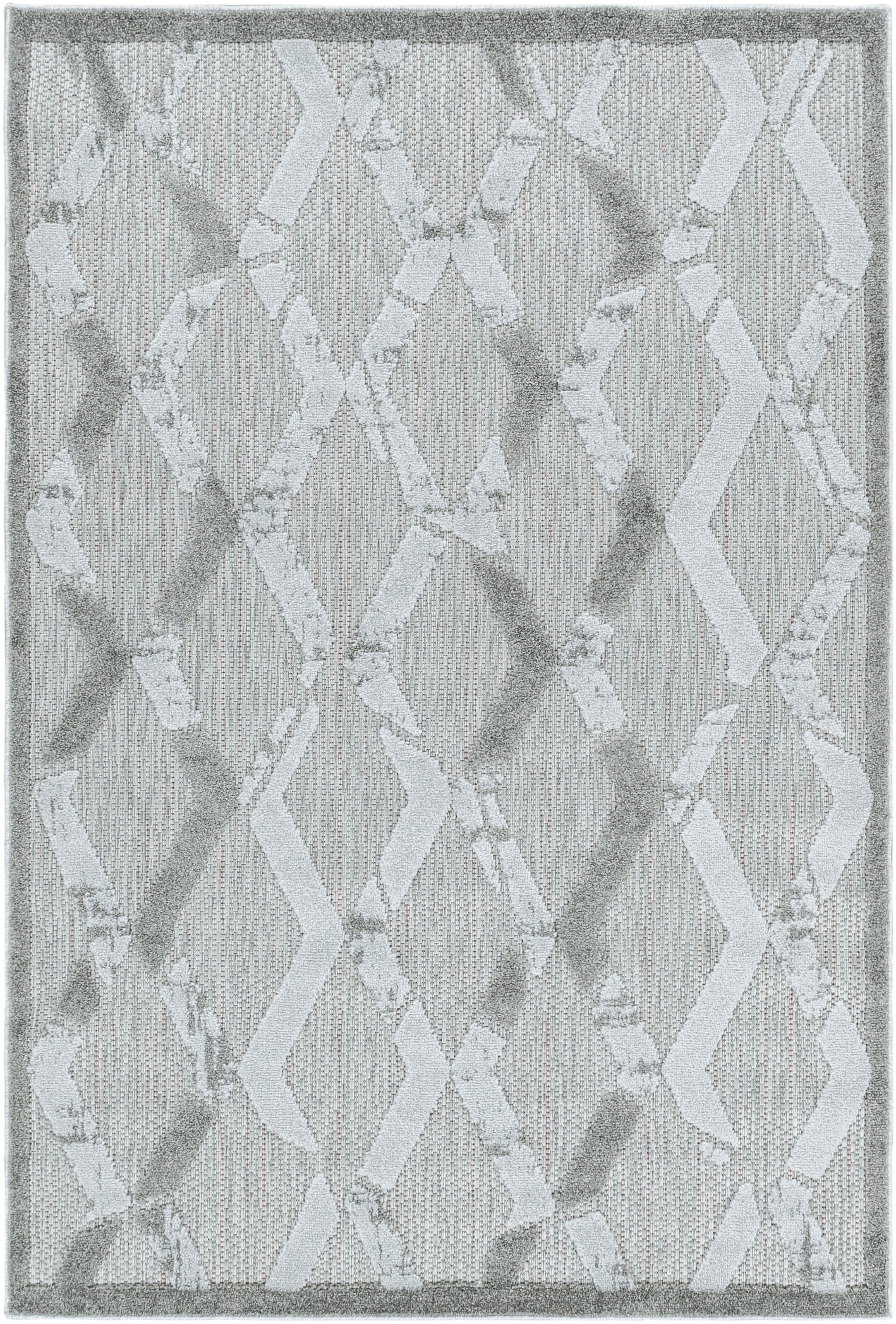 Ayyildiz Teppiche Teppich »BAHAMA 5158«, rechteckig, 8 mm Höhe, Läufer, Flachflor mit Hoch-Tief-Struktur, In-und Outdoor geeignet