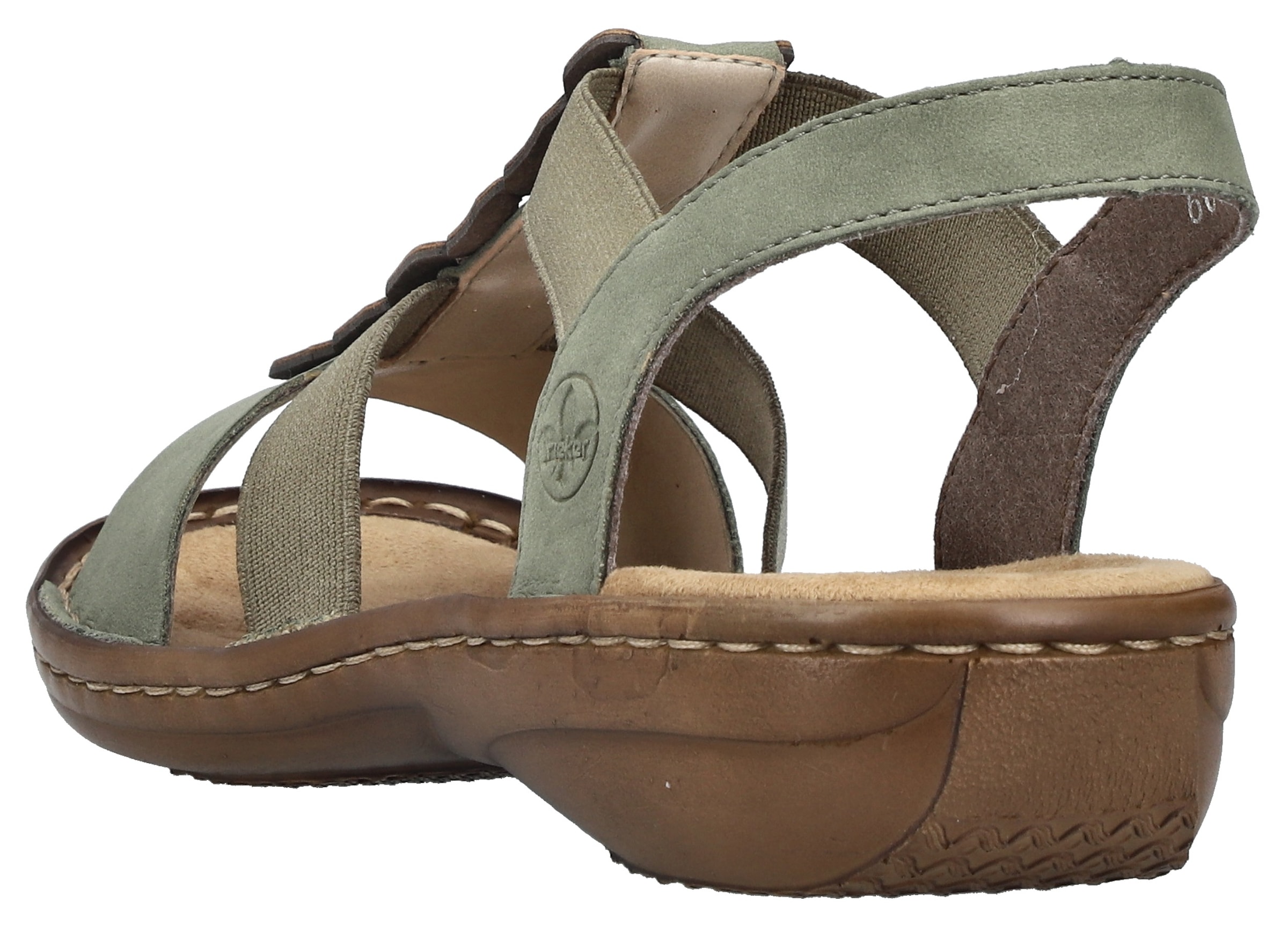 Rieker Sandale  Chaussure d'été, mule avec élastique pour un bon maintien