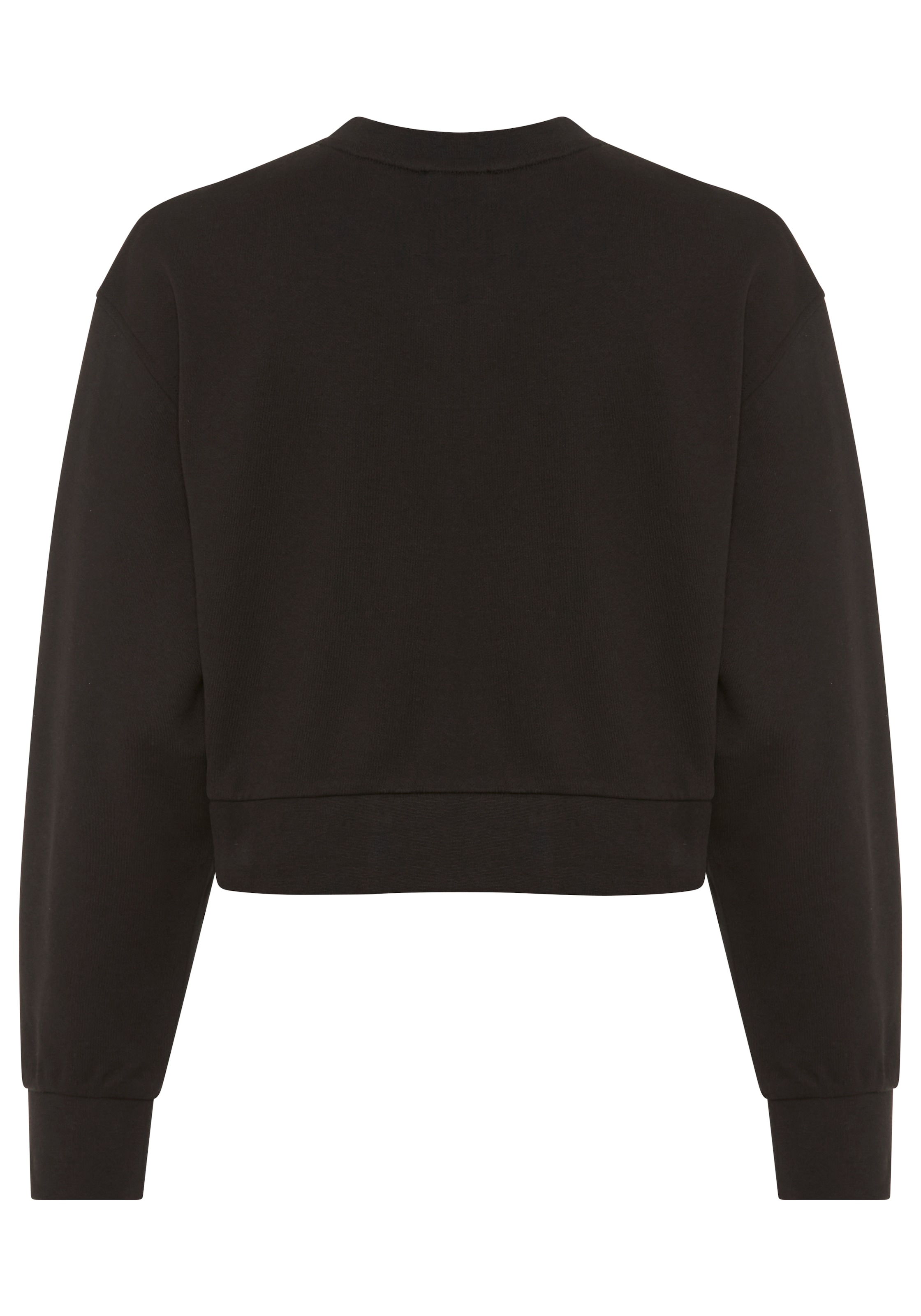 Calvin Klein Sweat-shirt »FRENCH TERRY WOVEN LABEL CREW«, Coupe régulière avec col rond
