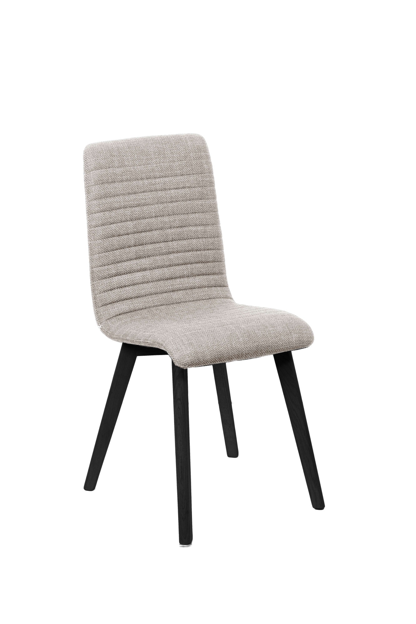 Home affaire 4-Fussstuhl »Arosa Esszimmerstuhl, Polsterstuhl, Küchenstuhl, Speisestuhl, Essstuhl«, (Set), 2 St., Chenille, 2er-Set, Beine aus Massivholz Eiche oder Buche, mit gestepptem Stoff