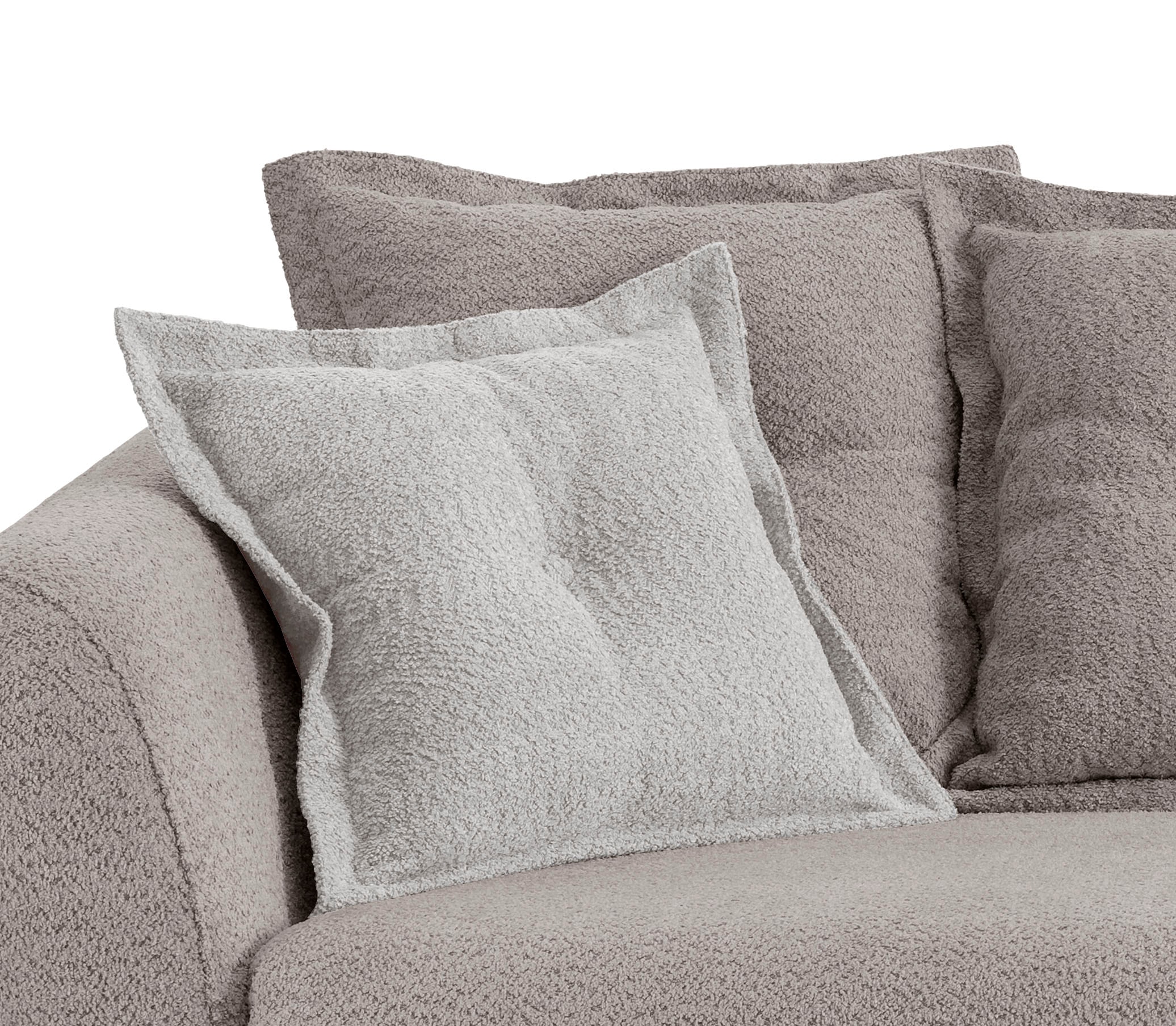 Home affaire 2,5-Sitzer »Baggio modern und romantisches Design, bequem«, Zierkissen inklusive