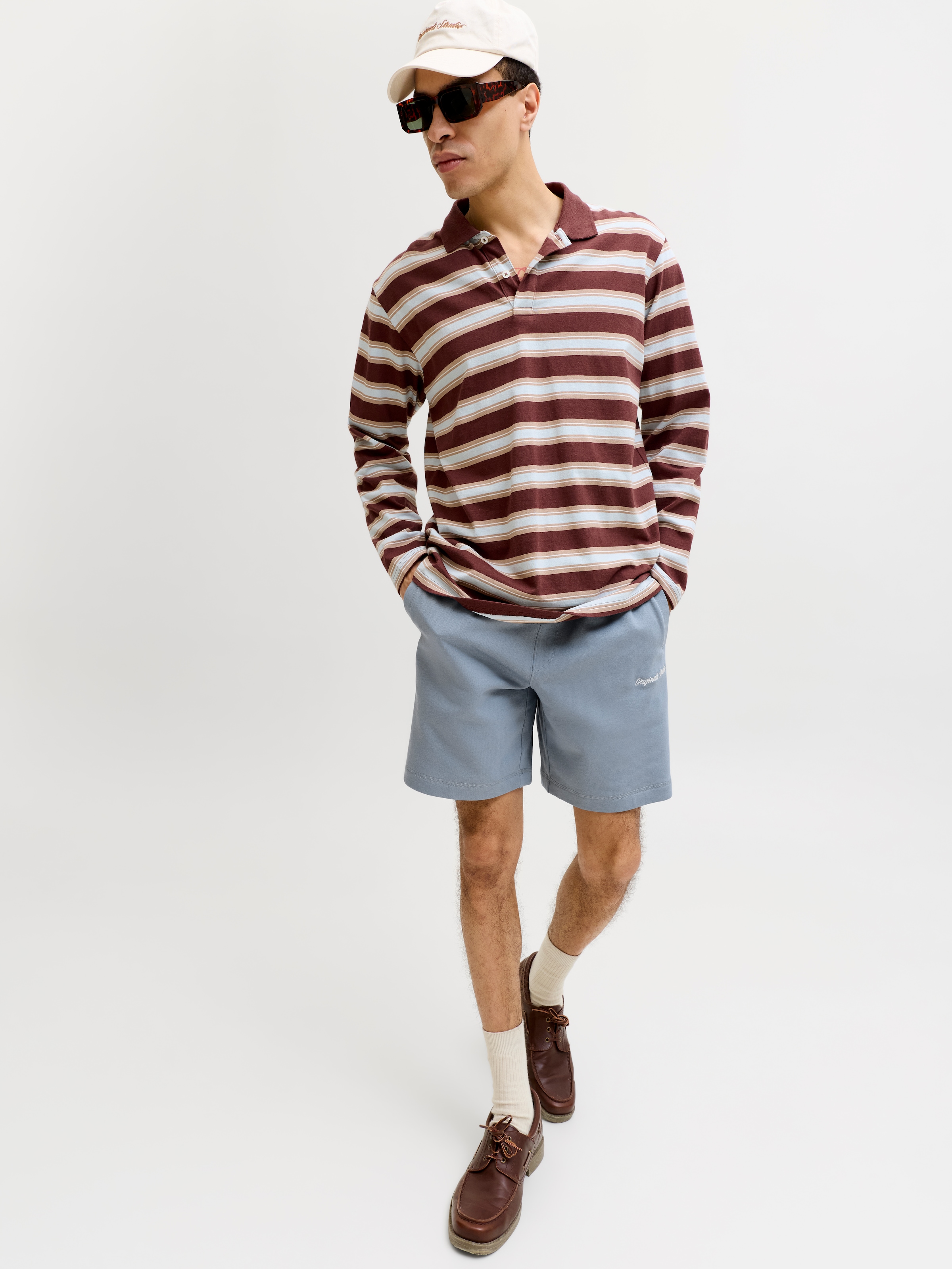Jack & Jones Sweatshorts »JPSTKARL NORREBRO SWEAT SHORTS REG SN«  mélange coton, coupe décontractée