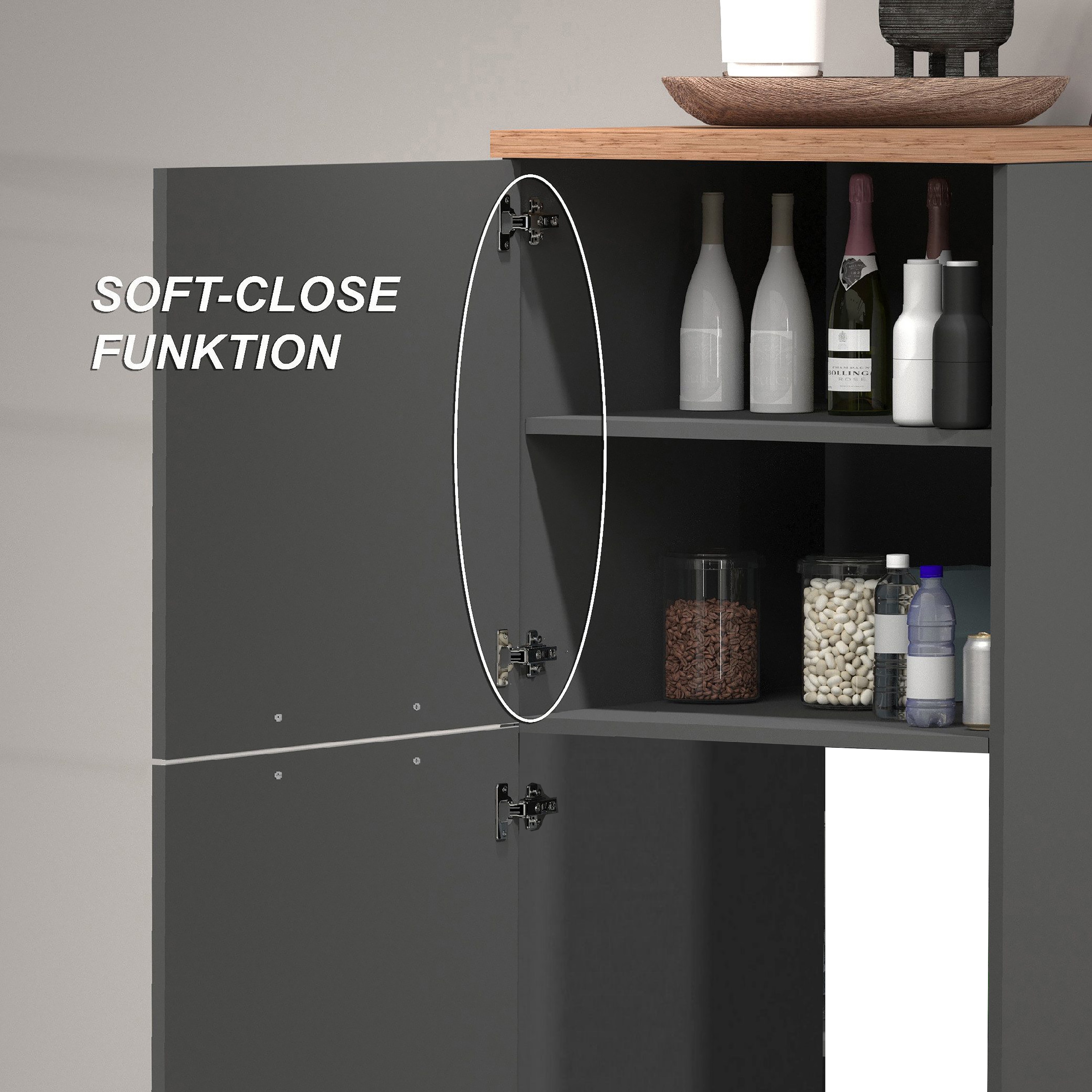 KOCHSTATION Armoire réfrigérée encastrable »KS-Sole« Breite 60 cm, Nischenmass 56,8/53/90 cm