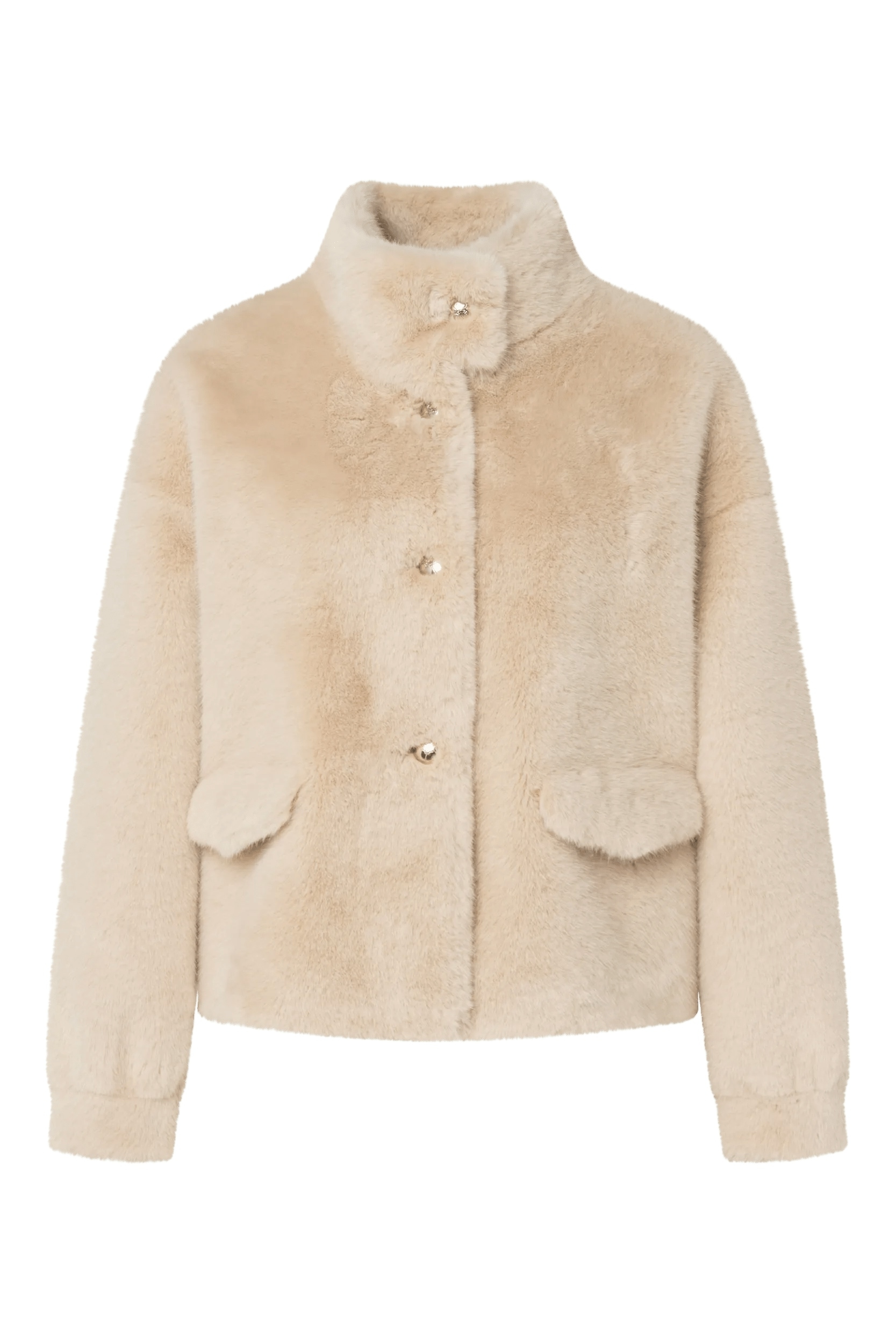 Image of JOOP Fellimitatjacke "Olaya" ohne Kapuze Regular fit mit Stehkragen