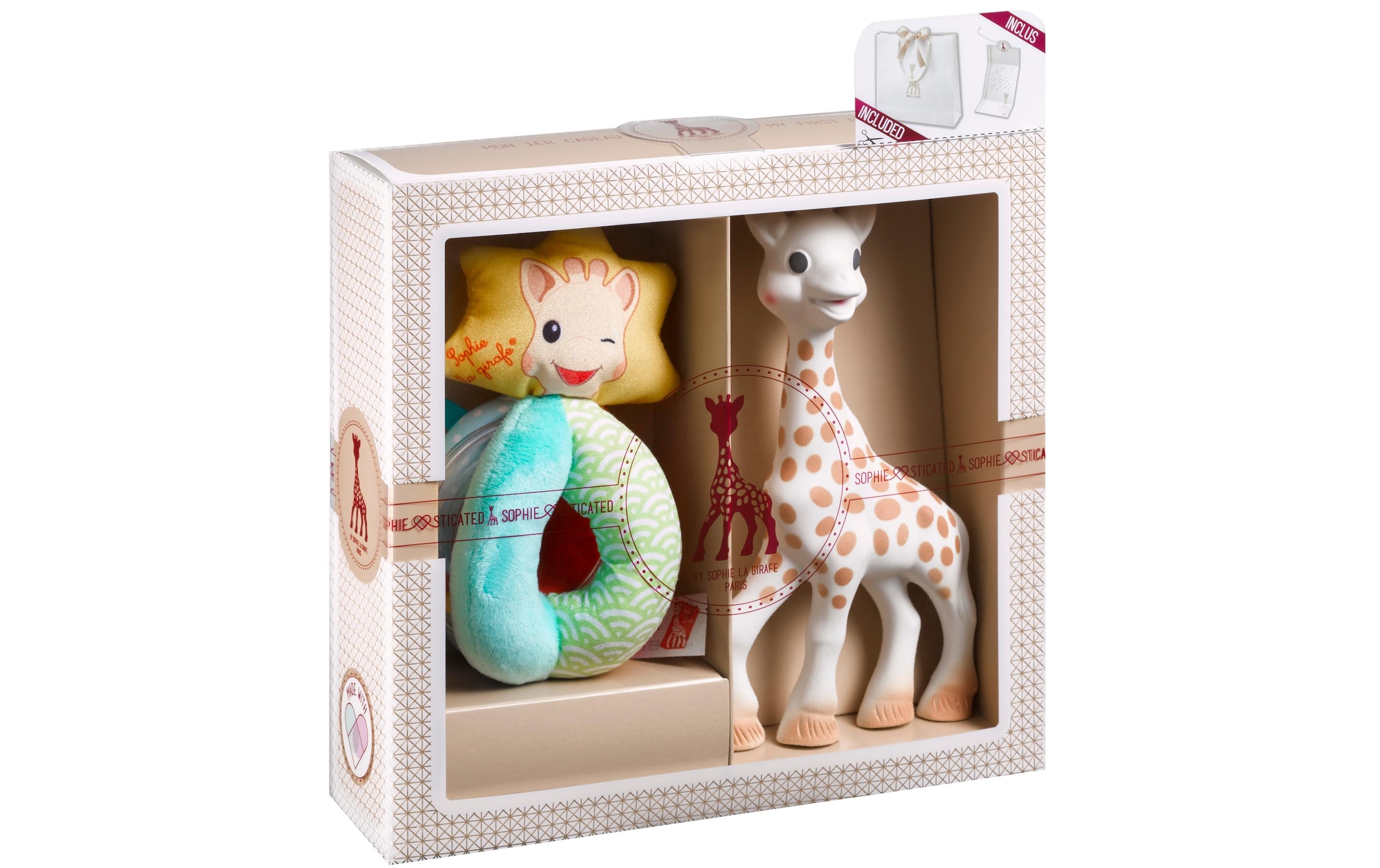 SOPHIE LA GIRAFE Neugeborenen-Geschenkset »Rassel«