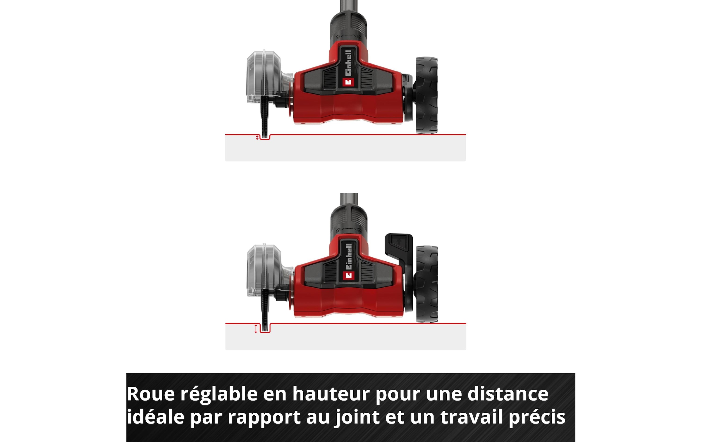 Einhell Brosse à joints à batterie »GE-CC 18/110 Li E-Solo« ohne Akku und Ladegerät