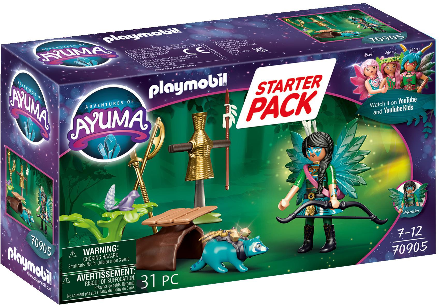 Image of Playmobil® Konstruktions-Spielset »Starter Pack Knight Fairy mit Waschbär (70905), Adventures of Ayuma«, (31 St.), Made in Europe bei Ackermann Versand Schweiz