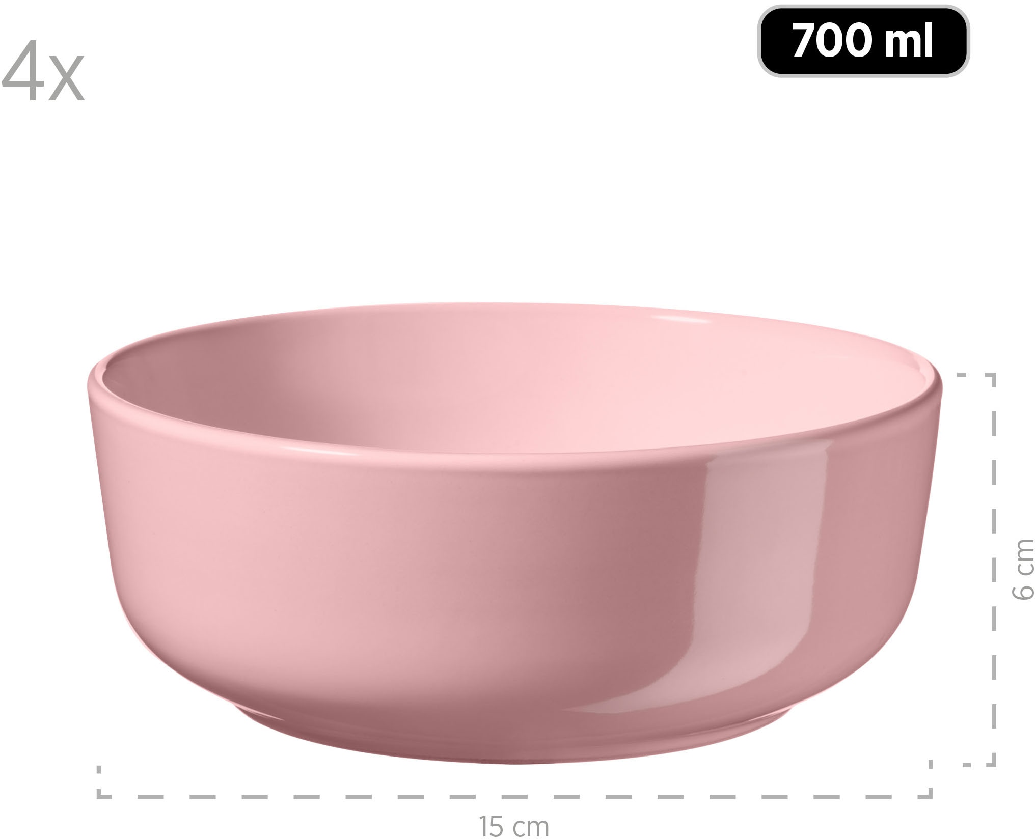 my home Service combiné »Kosima« 16 Teile, Geschirrset für 4 Personen