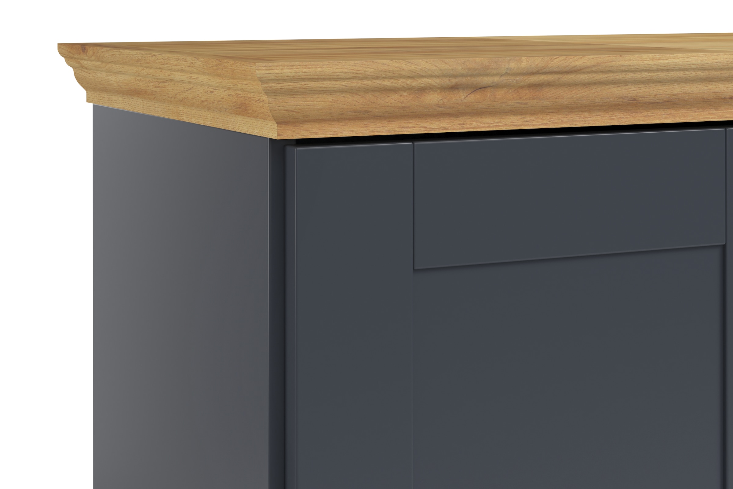 Home affaire Commode »Motala« 5 Schubladen und 2 verstellbare Einlegeböden, Breite 75cm, Höhe 110cm