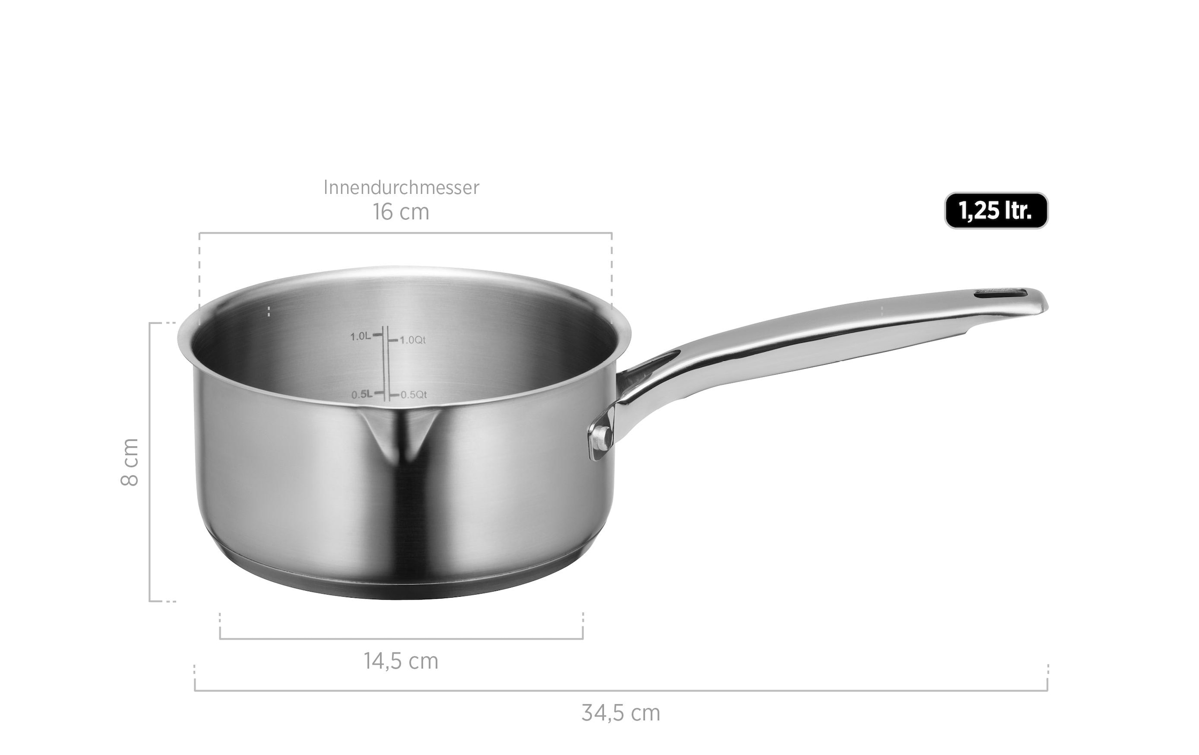 MÄSER Casserole »Mäser SANVITO 16 cm« 1 pièces tlg.