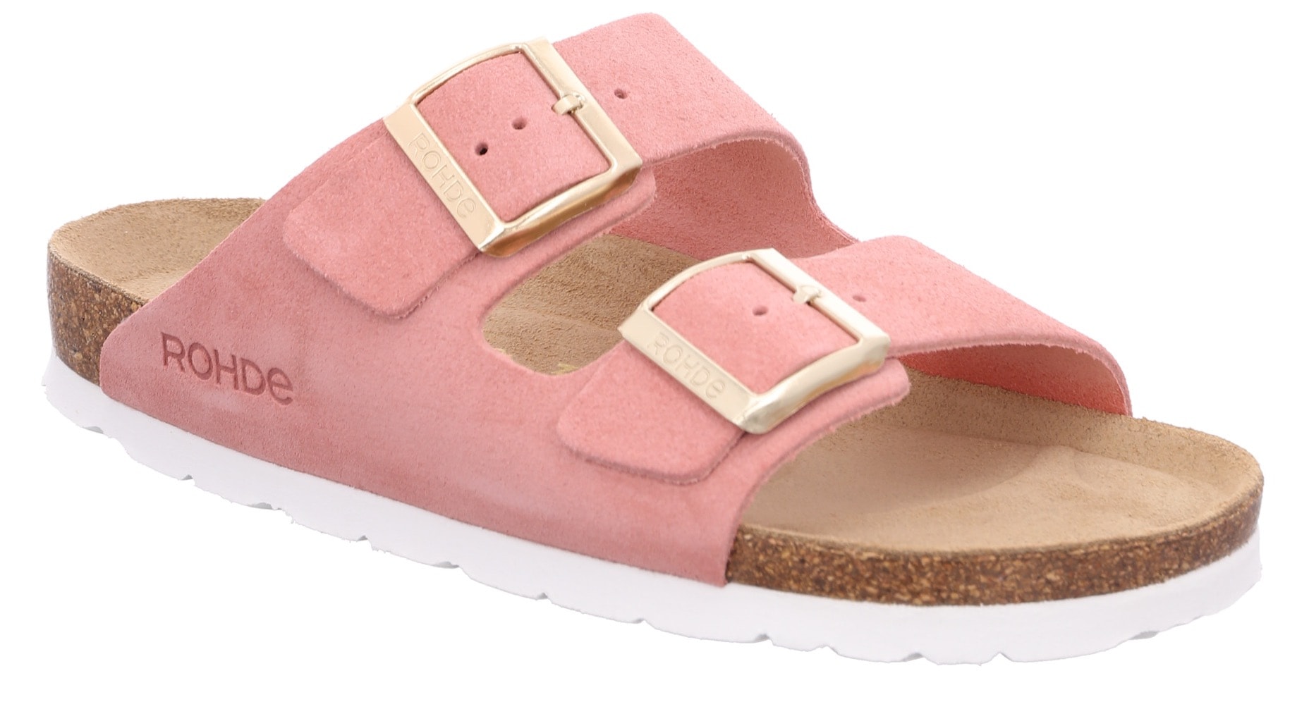 Image of Rohde Pantolette "ALBA" Sommerschuh, Hausschuh, Zweischnaller, Strandschuh mit Softfussbett