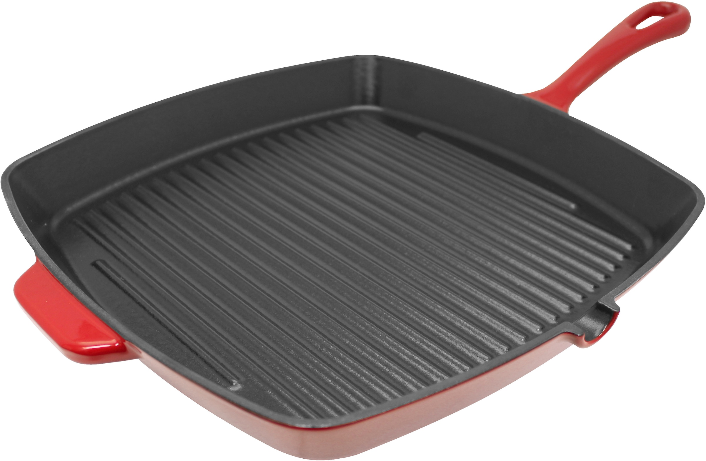 Elo Basic Grillpfanne »48 cm x 32,2 cm« Gusseisen 1 tlg. Aussen emailliert