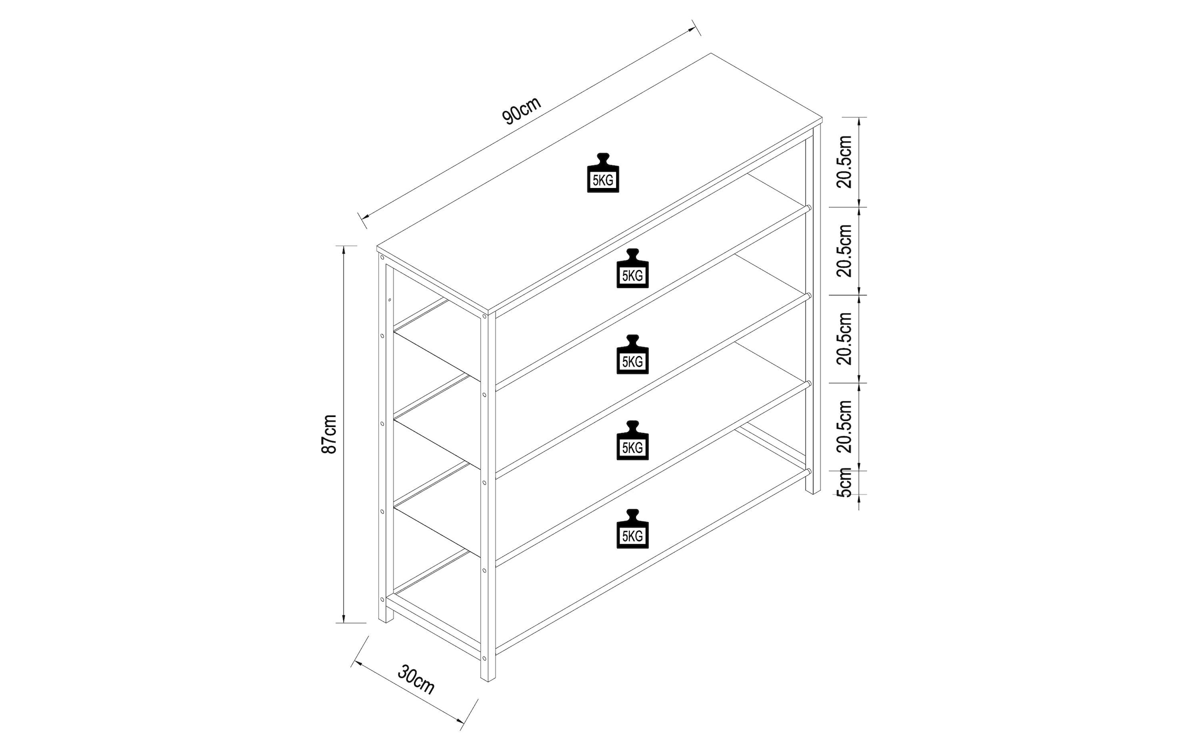 VCM »Taliro 90 x 87 cm«
